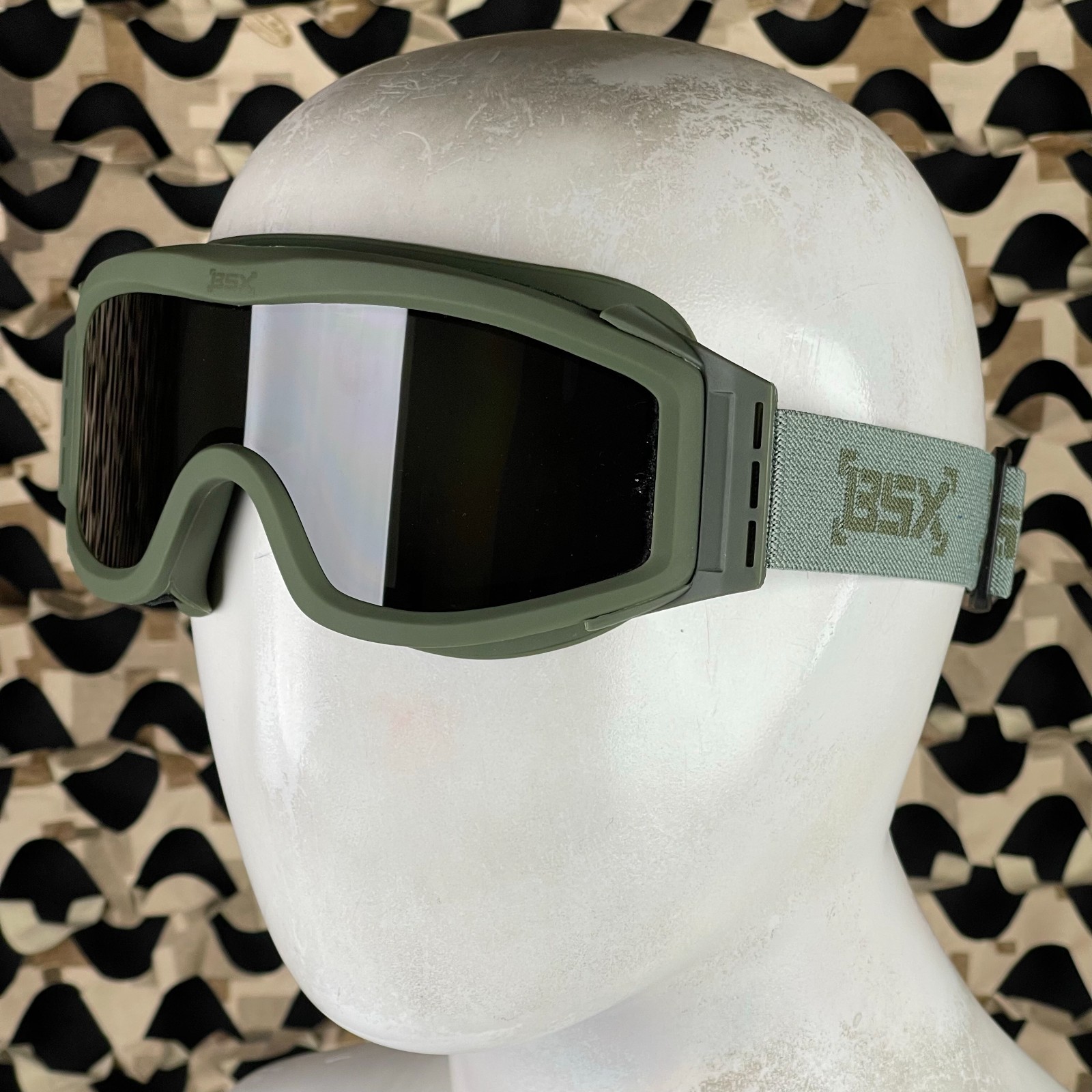 NEW BSX Tango Airsoft Goggle - Thermal w/ Multiple Lenses - Olive