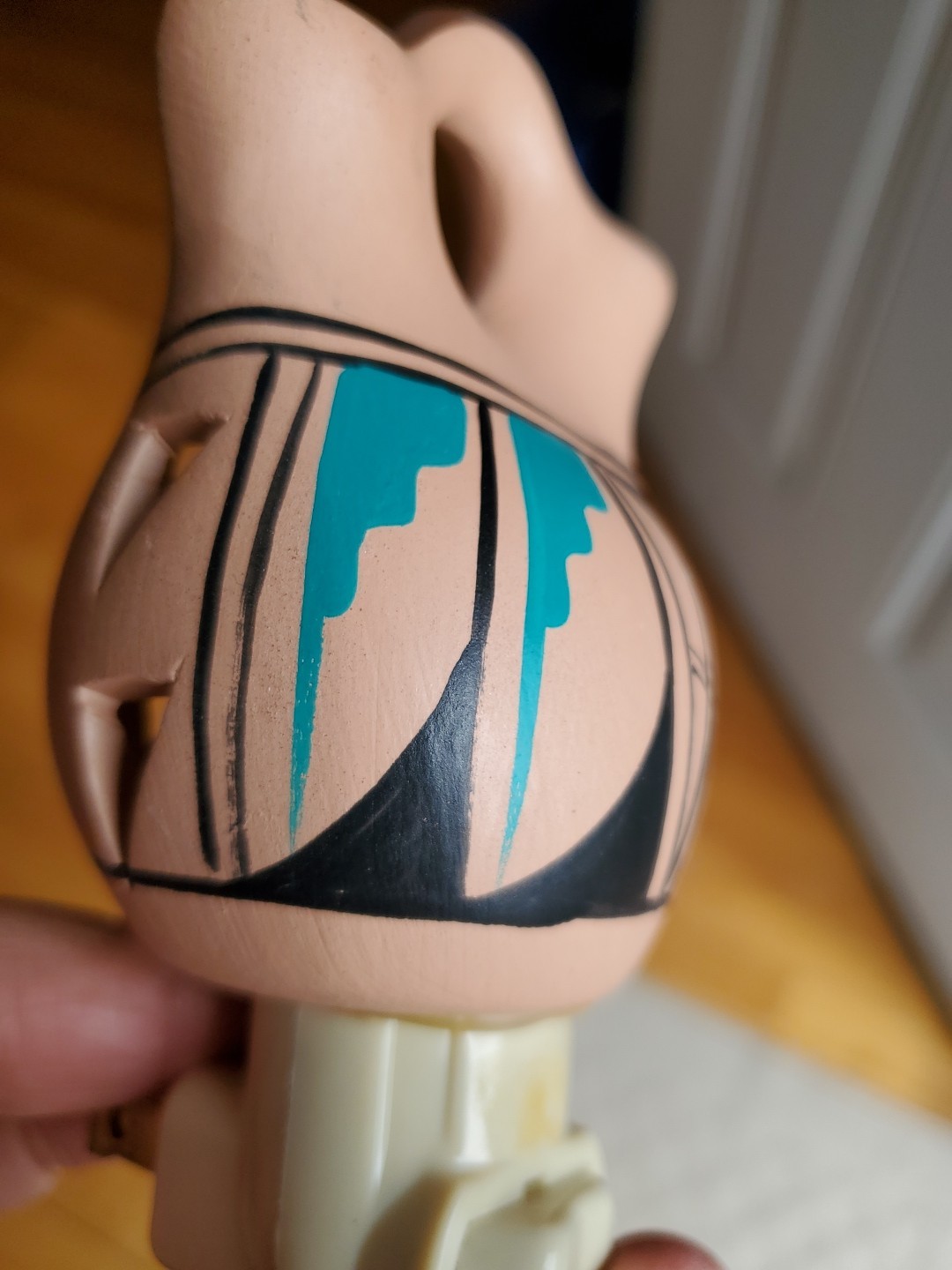 Southwestern Ceramic Night Light, Hand Painted Signed