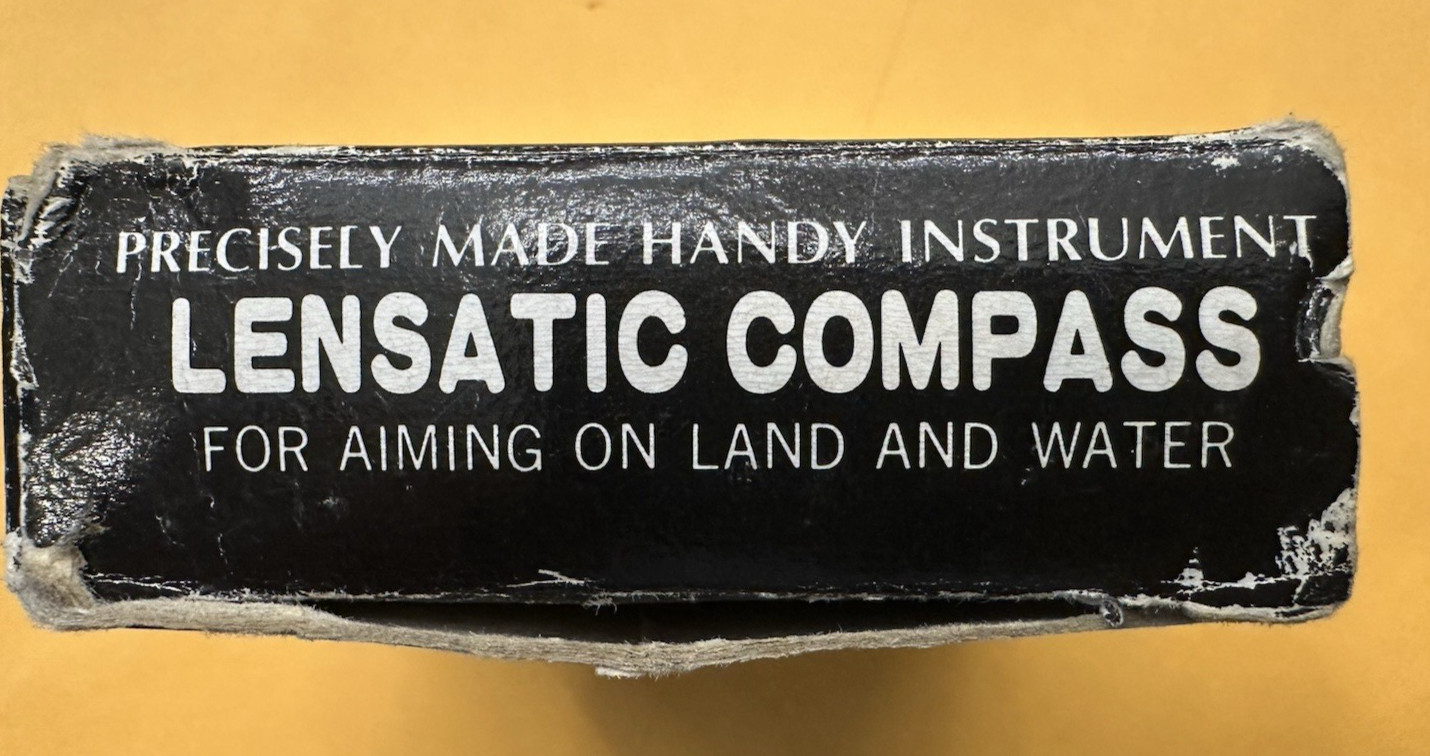 Vintage Engineer Lensatic Compass Directional Hiking Navigation