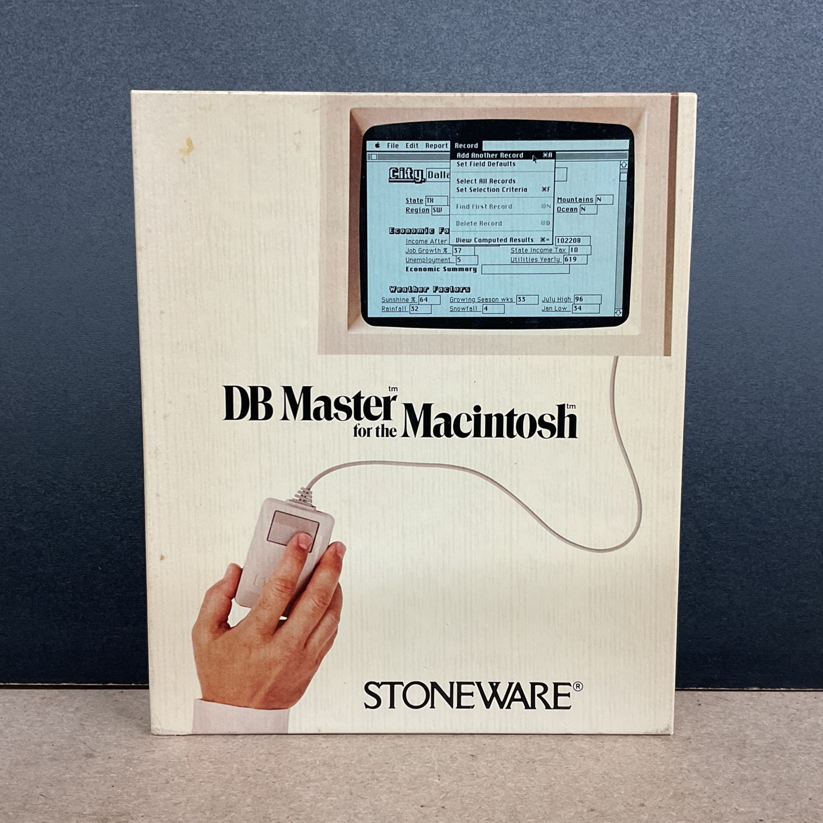 Vintage Stoneware DB Master For The Apple Macintosh - No Disk