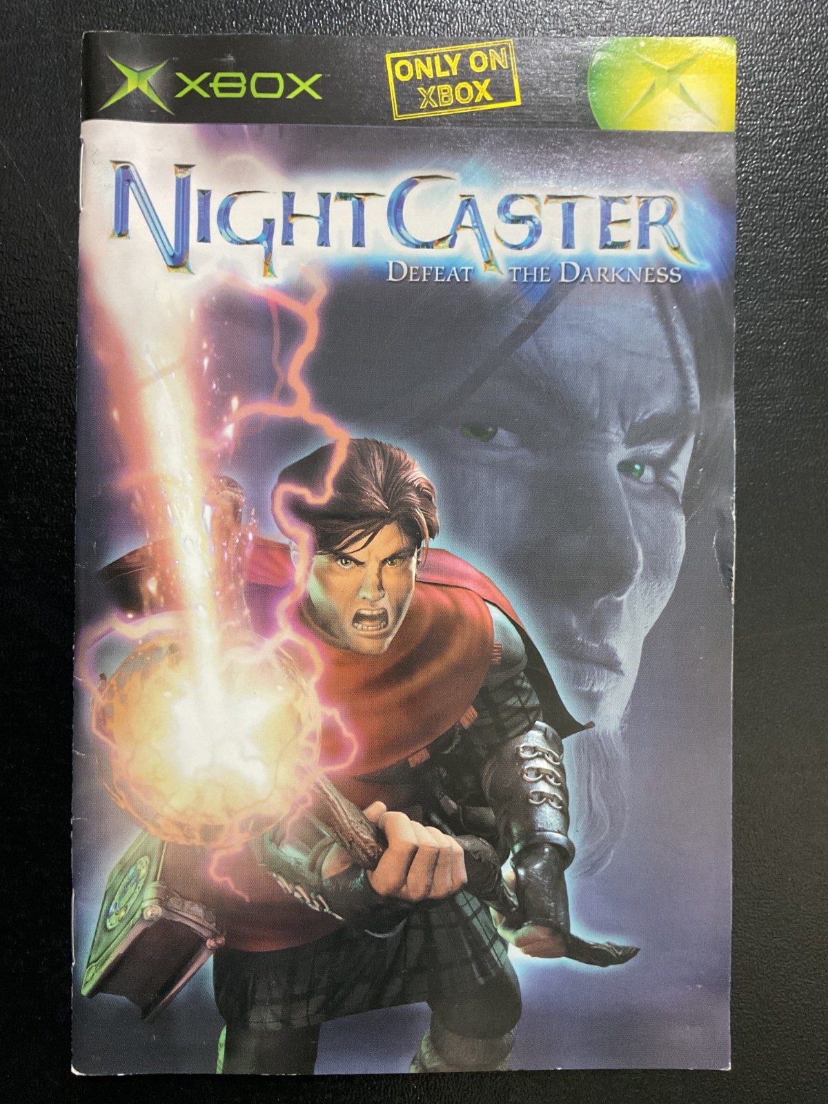 Nightcaster Microsoft Original XBOX Instruction Manual Only