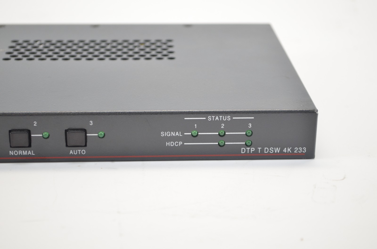 Extron DTP DSW 4K 233 Three-Input Multiformat Switcher NO POWER SUPPLY