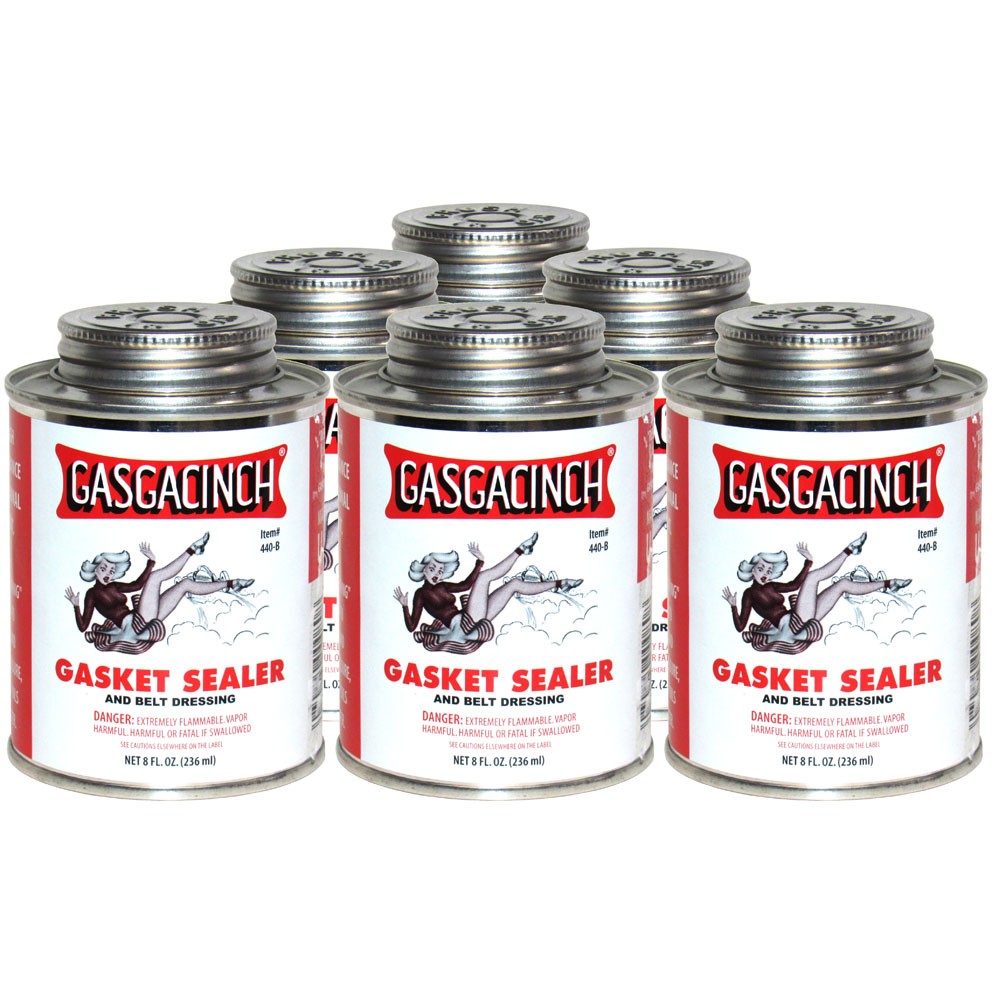 Gasgacinch Gasket Sealant 440-B(6-PACK); Gasgacinch 8.0 oz. Brush On