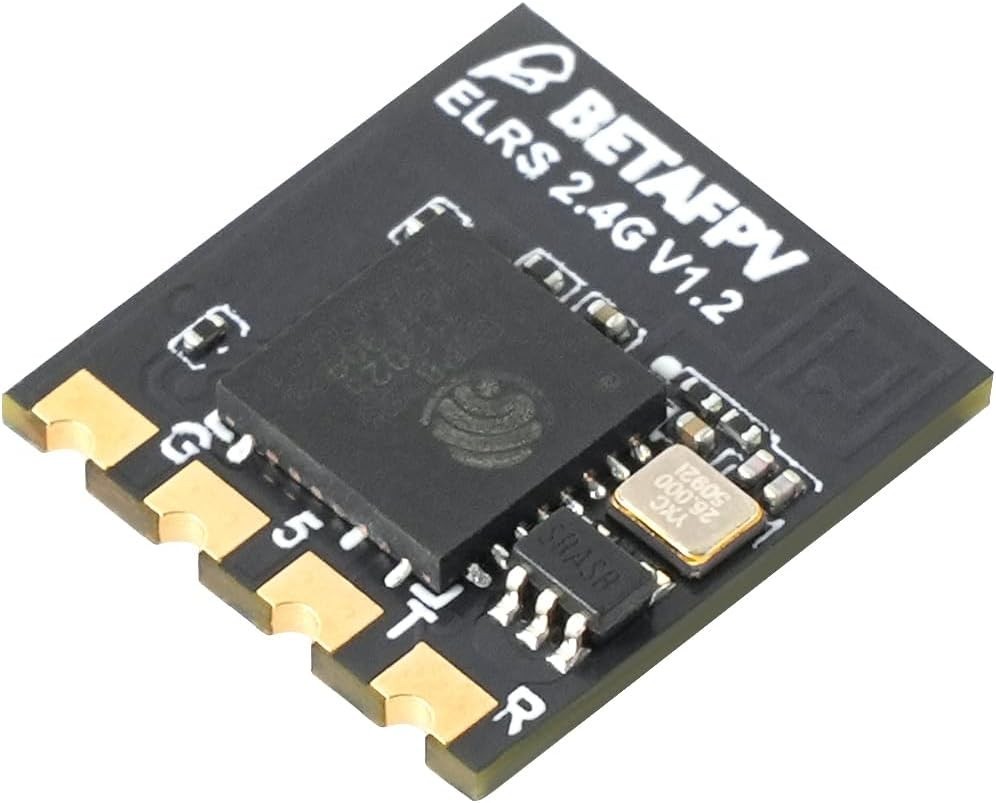 Compact ExpressLRS 2.4G Receiver with Flat Antenna - Optimal for Racing Drones