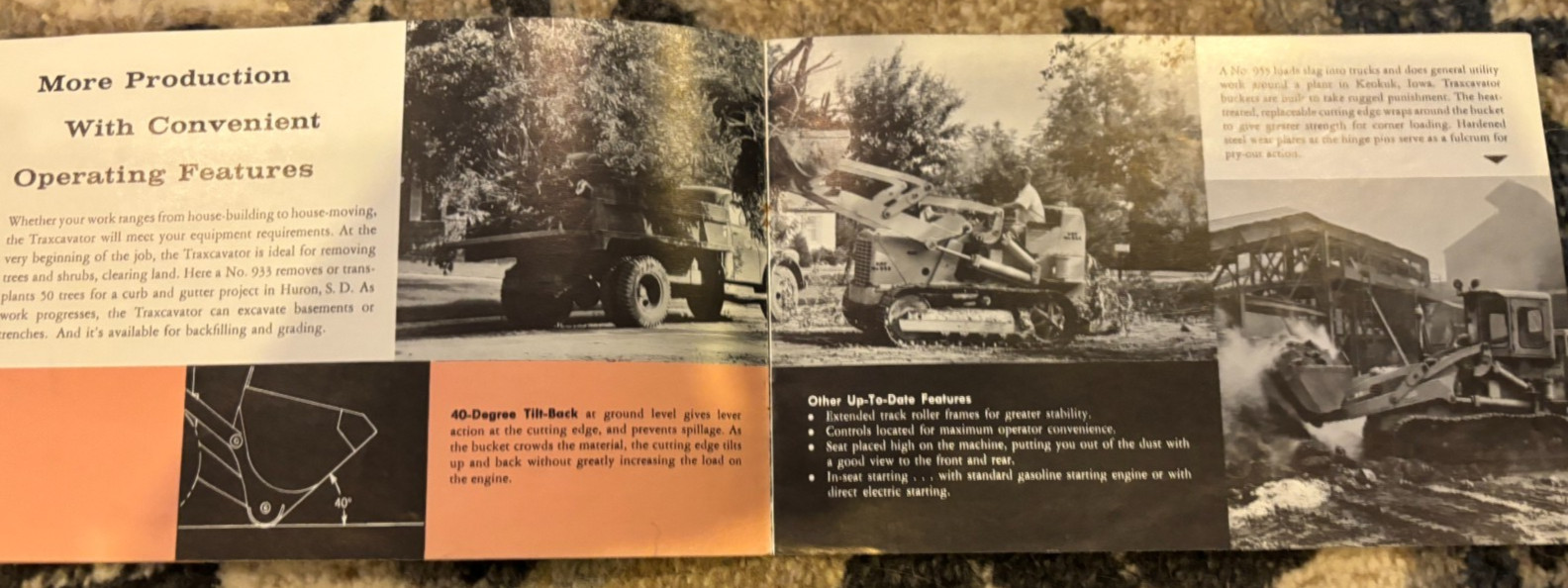 Caterpillar CAT Diesel 933 955 977 Traxcavator Brochure AMIL26