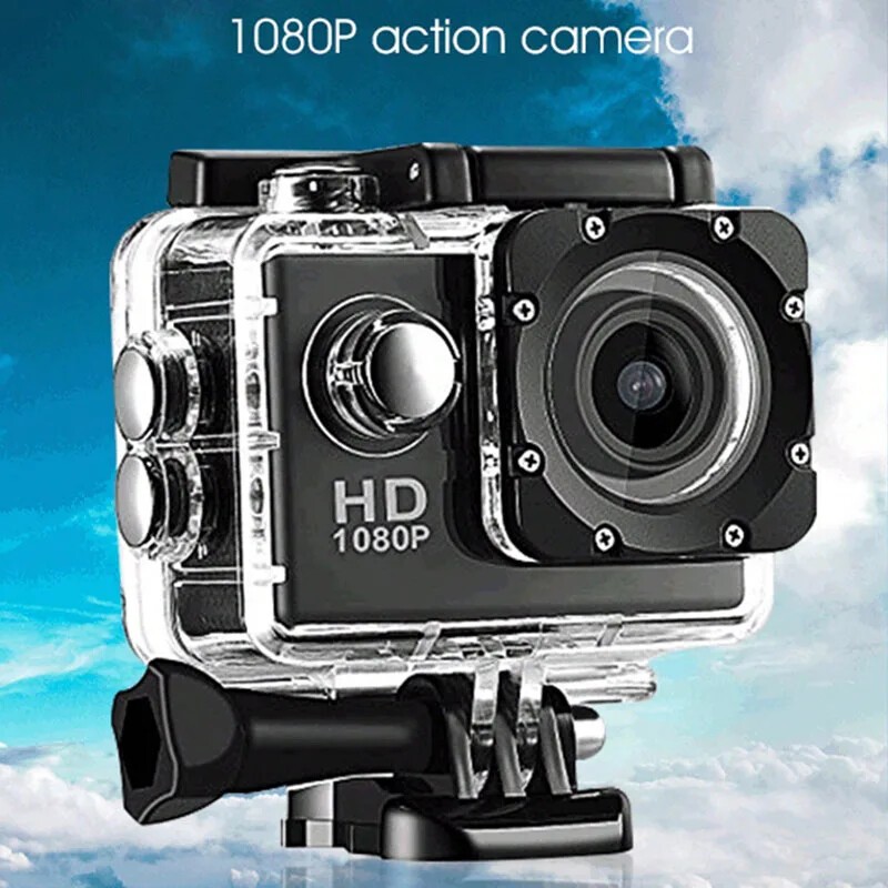 Diving Video Recorder Waterproof HD Action Camera Underwater Camera╏