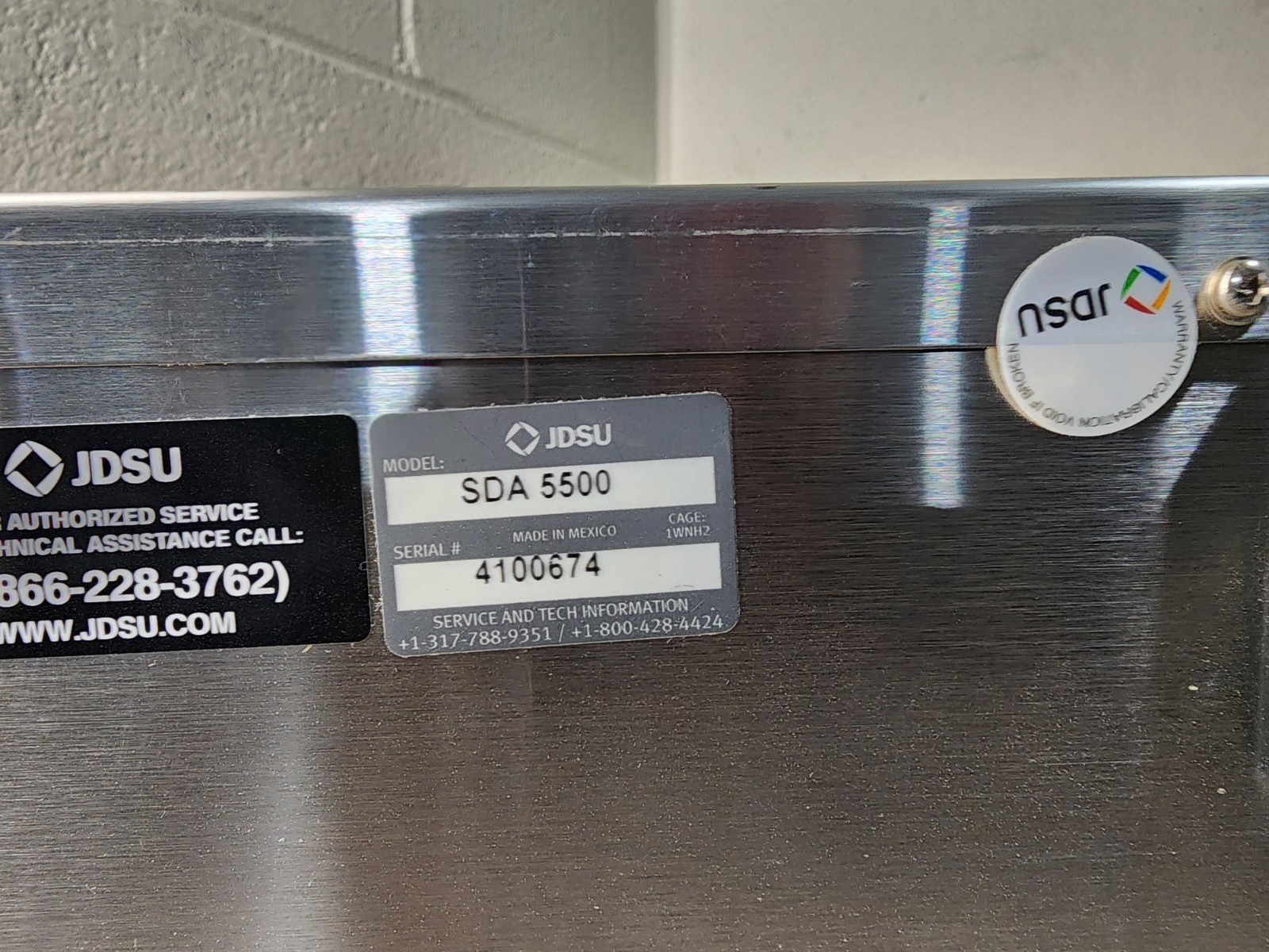 Acterna JDSU Wavetek WWG SDA-5500 Stealth Sweep Transceiver Manager For SDA-5000