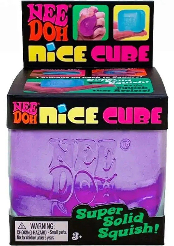 Authentic Schylling Nee Doh Nice Cube Purple