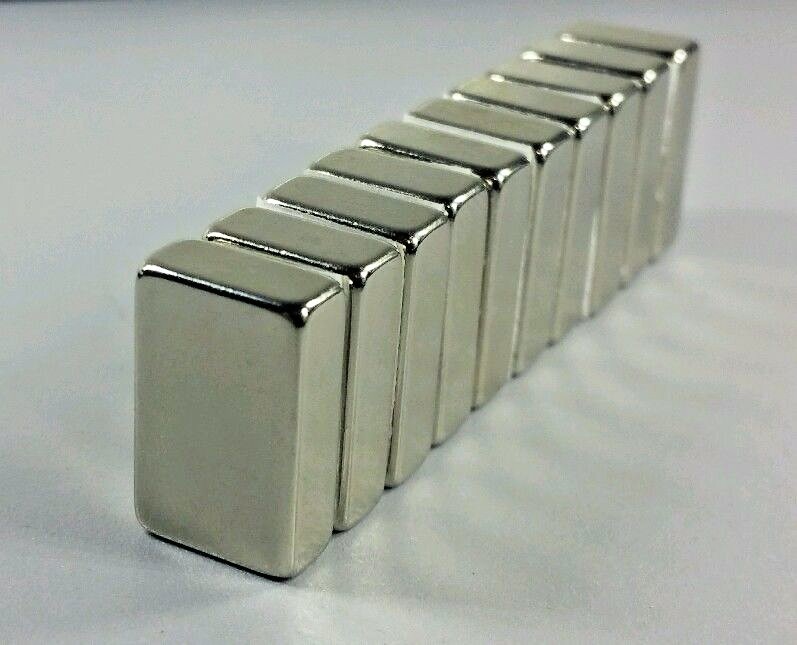 10 Neodymium Magnet N52 3/4X1/2X1/4"