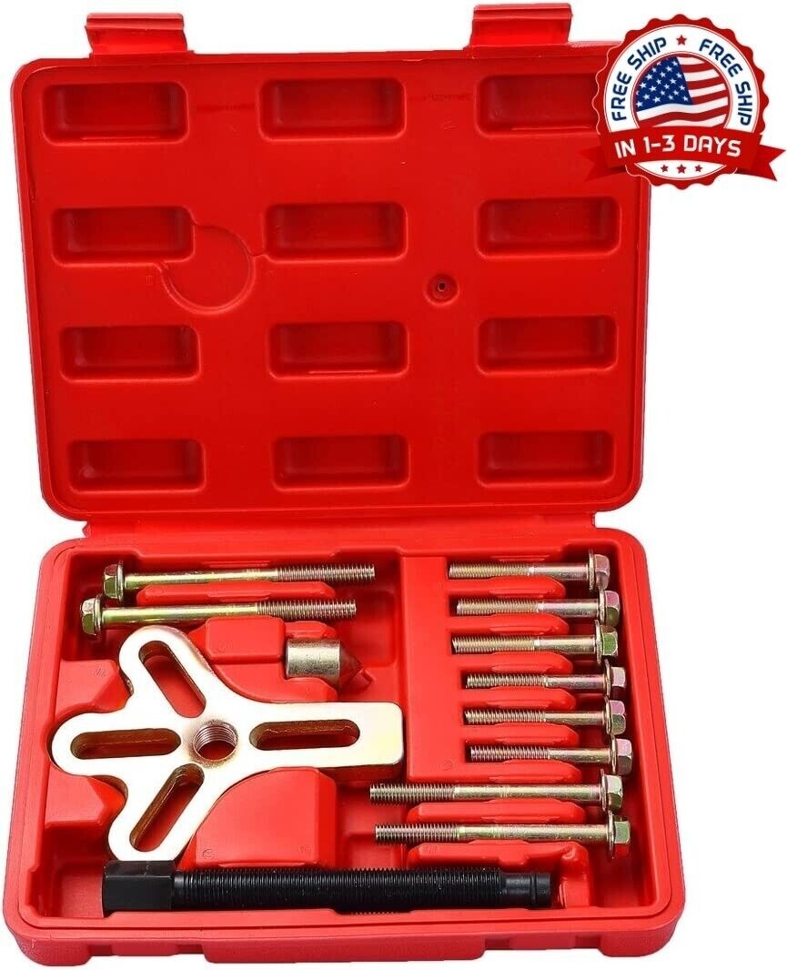 Kit de extractor de volante de equilibrador armónico herramienta coche 13 piezas