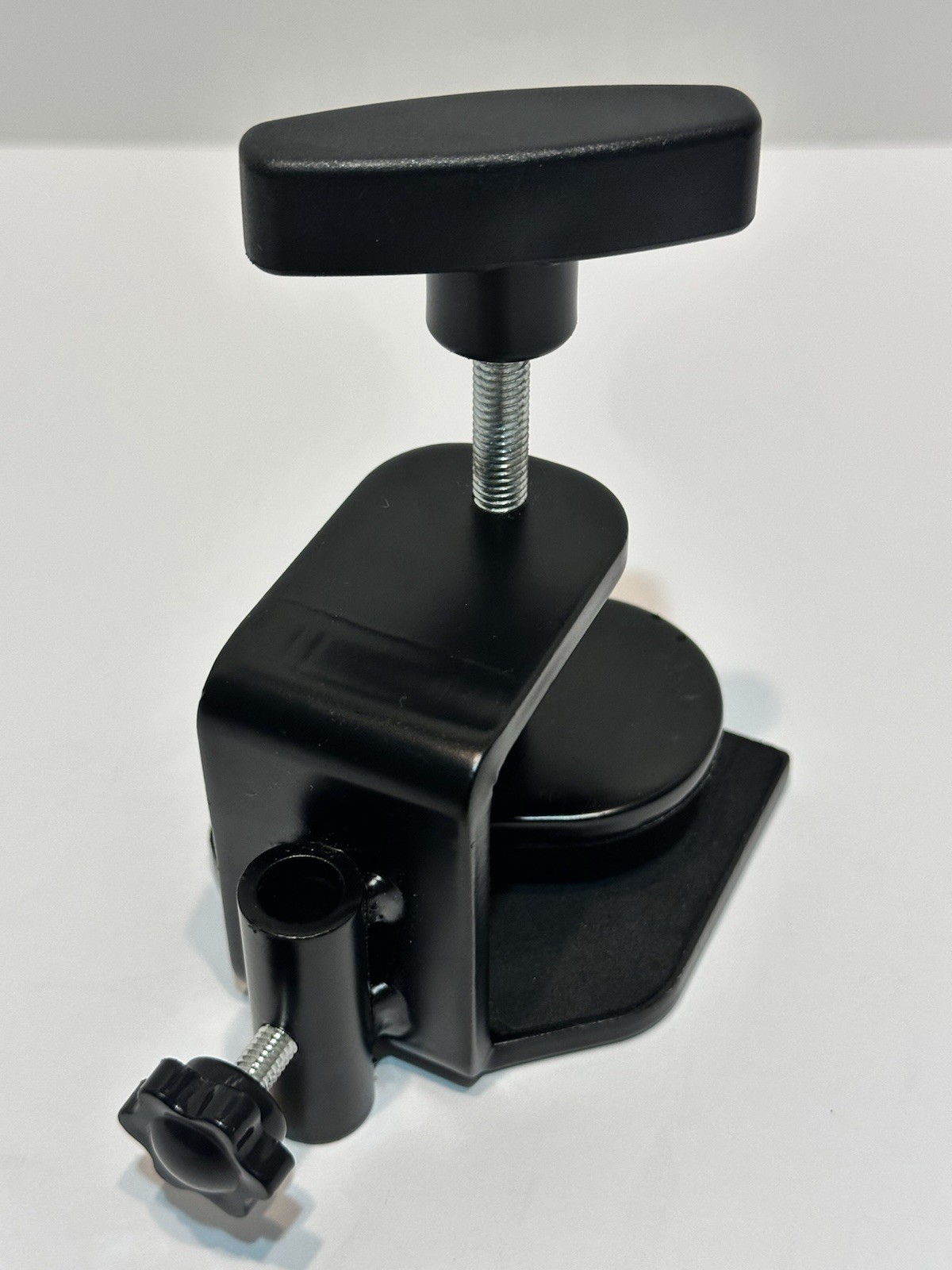 C Type Adjustable Metal Mounting Table Clamp W/ Plastic Handle. Base Universal