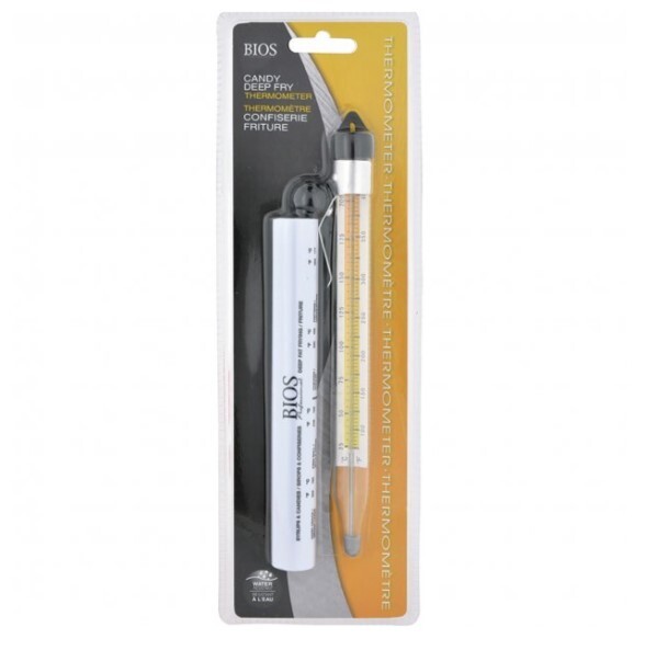 Bios Kitchen Glass Candy and Deep Fry Thermometer C and F Ships FAST from USA