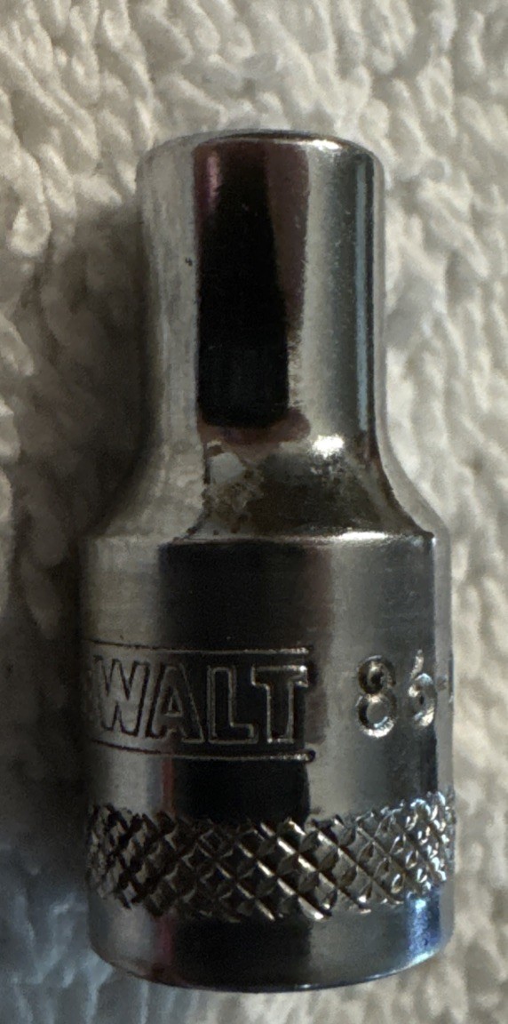 3/16” , 1/4” drive DeWalt OEM 86-022D Tool socket