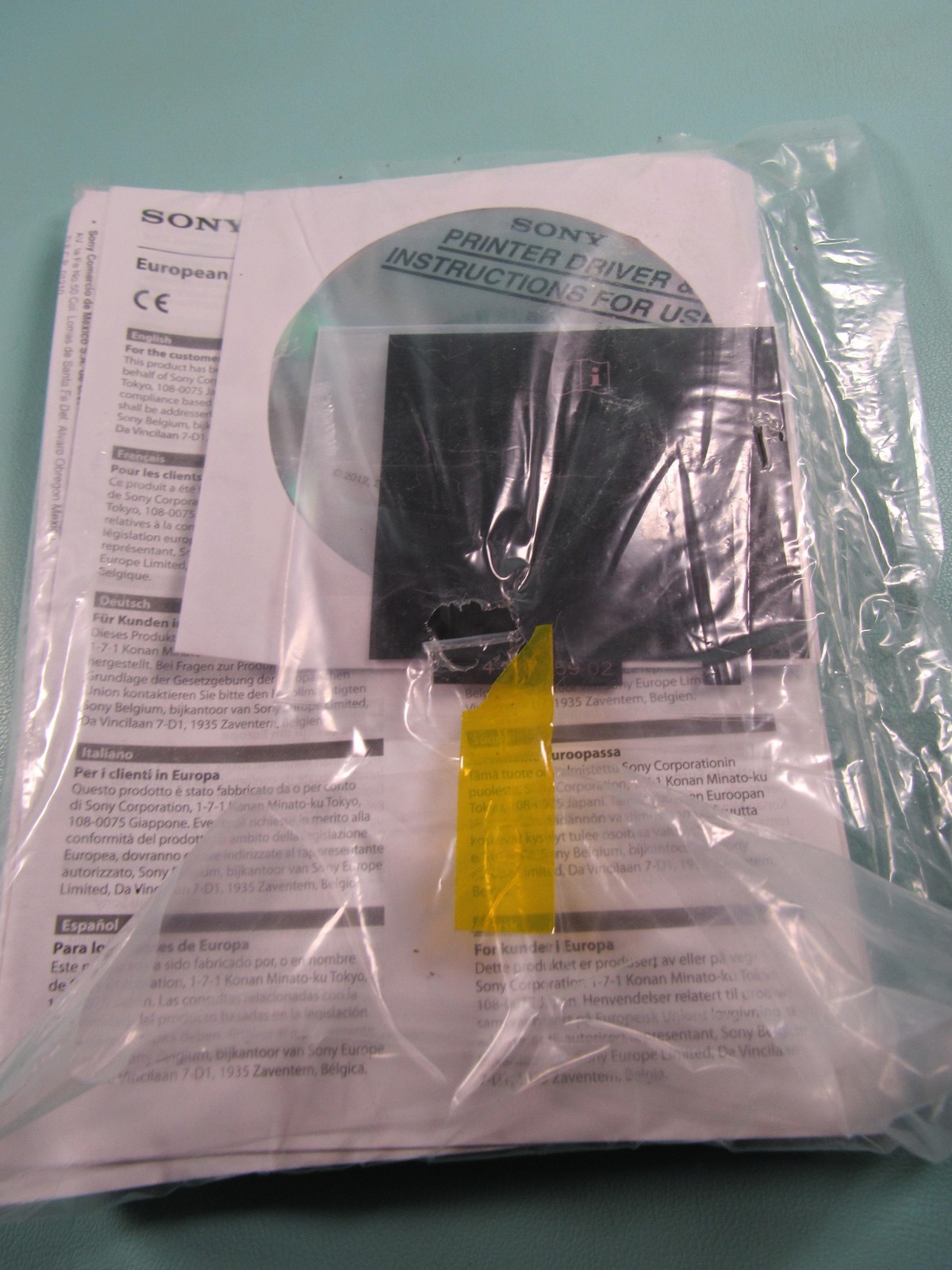 Sony UP-D711MD Digital Graphic Printer Manual Driver CD OEM Software Set New
