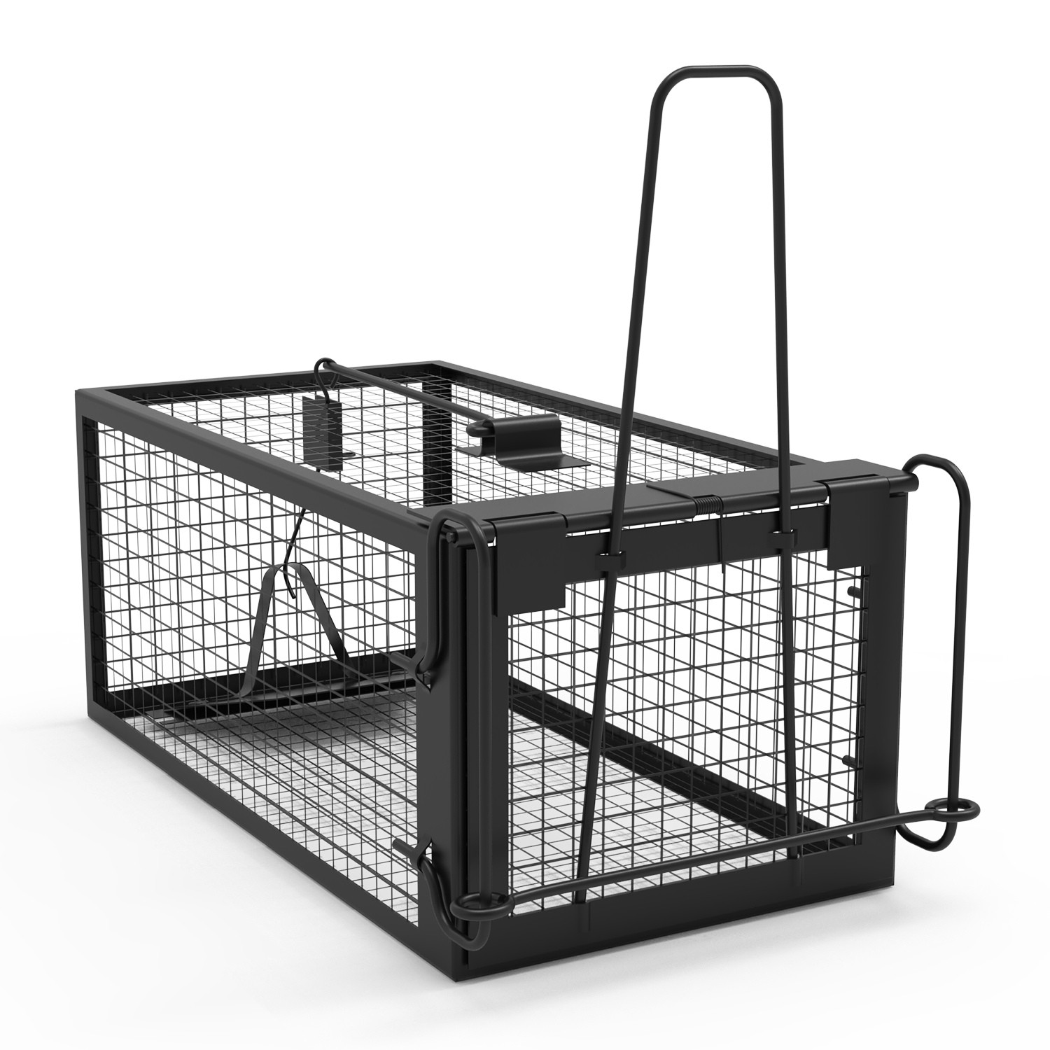 Rat Trap Cage Humane Live Rodent Trap Cage Metal Mice Mouse Control Bait Catch