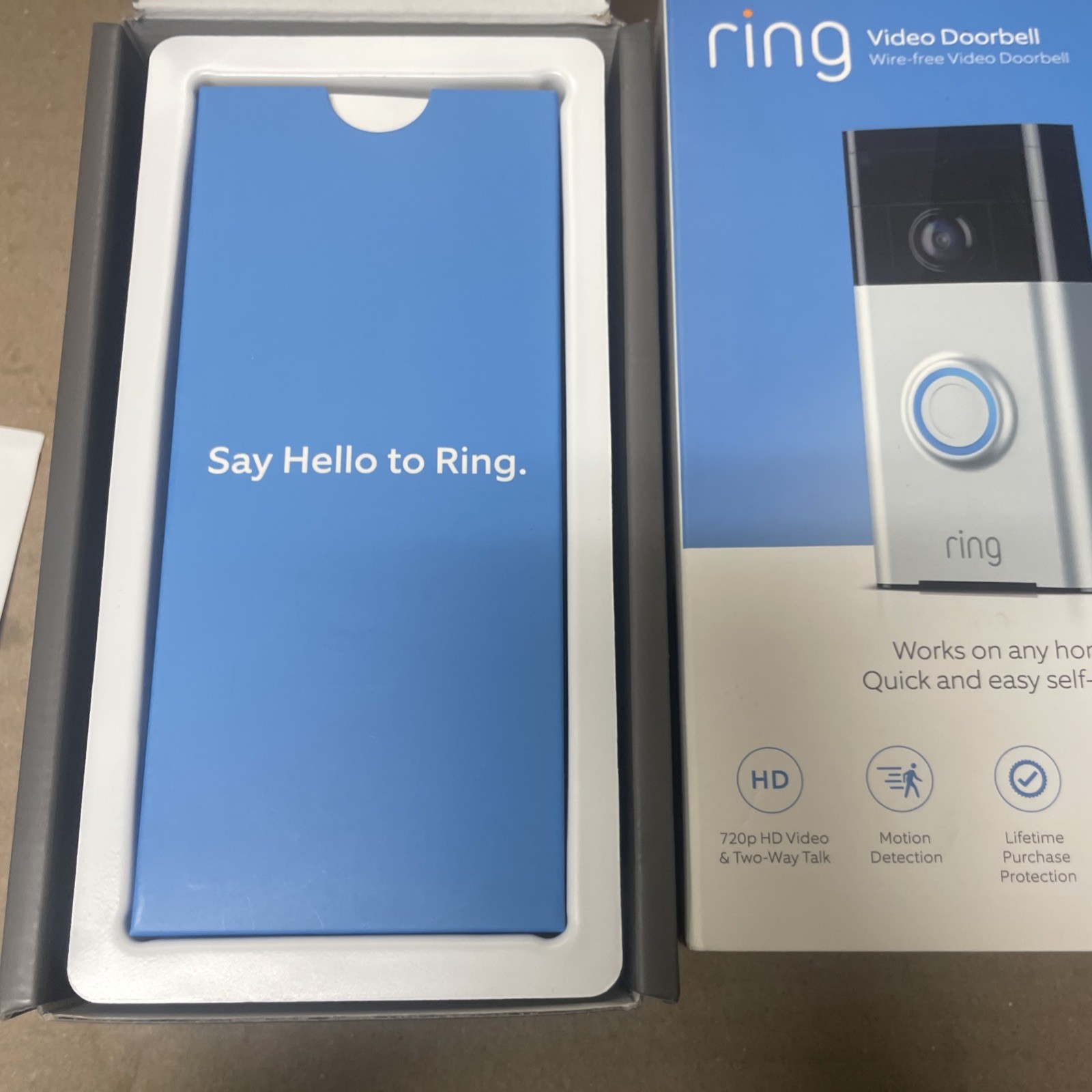 Ring Video Doorbell A Smart Home Security Device New Open Box!!!