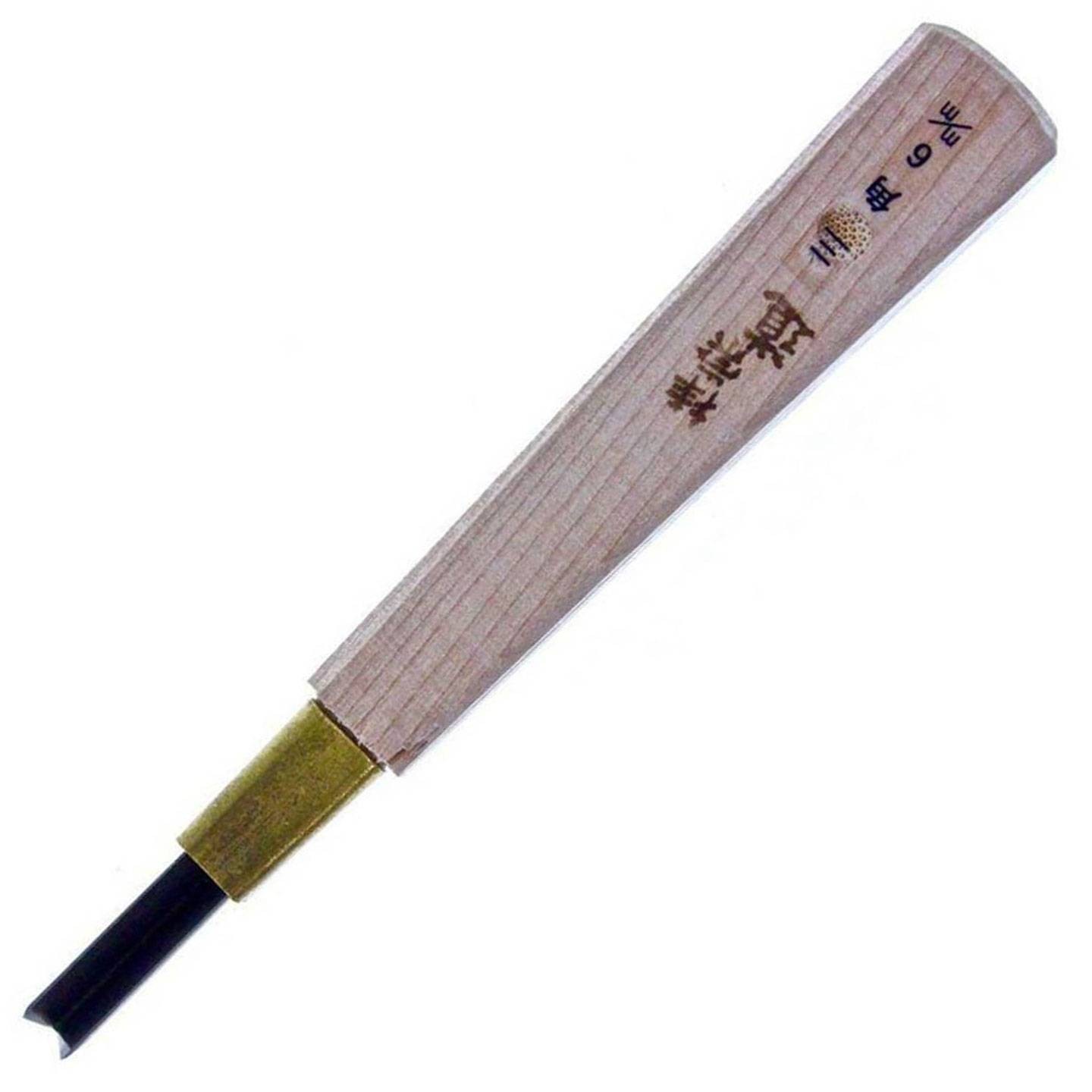 Michihamono Woodcarving Premium Medium 6mm 60 Degree Woodworking V-Gouge Parting