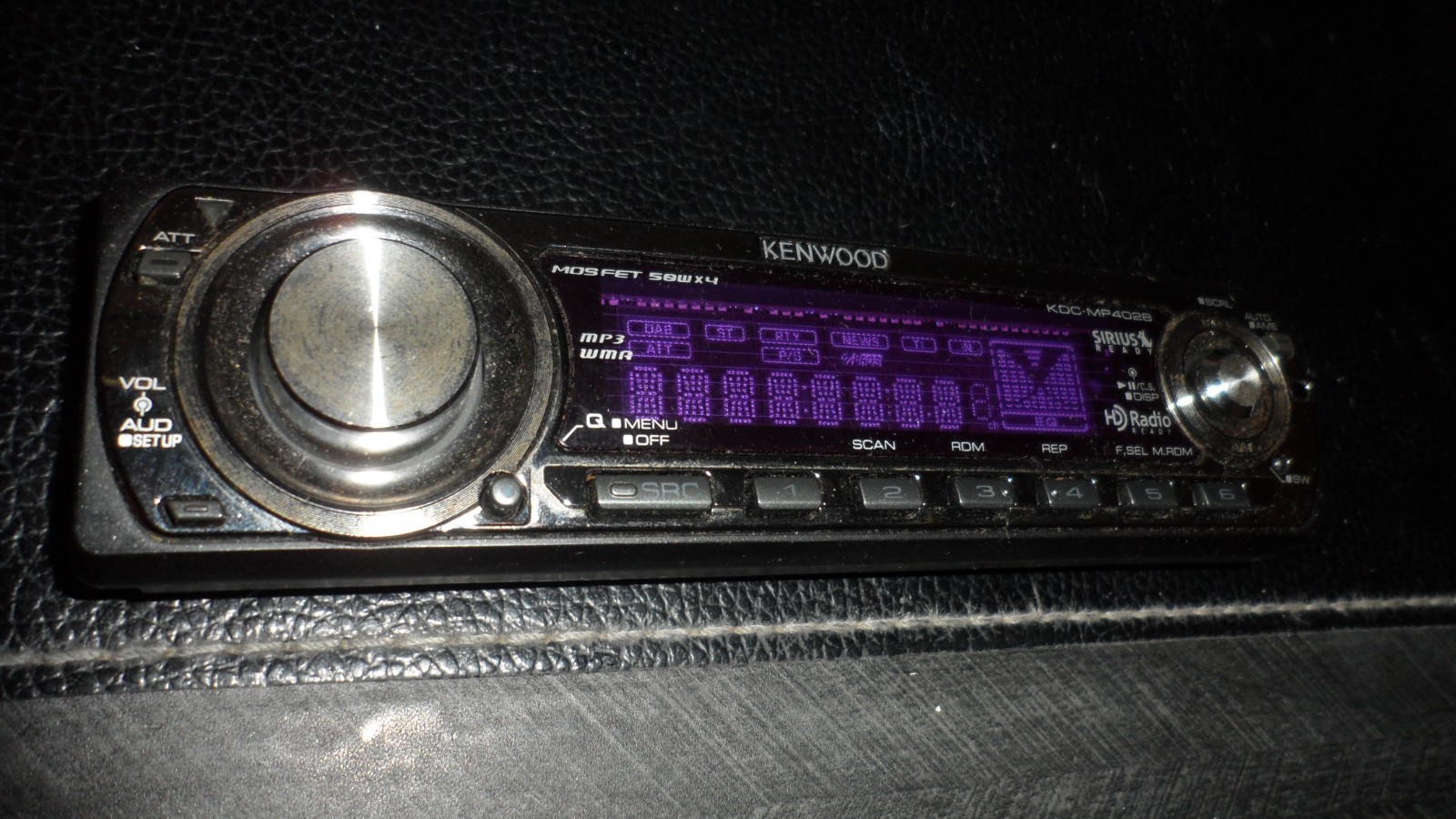 Kenwood KDC-MP4028 MP3/WMA Faceplate only / USED TESTED WORKING