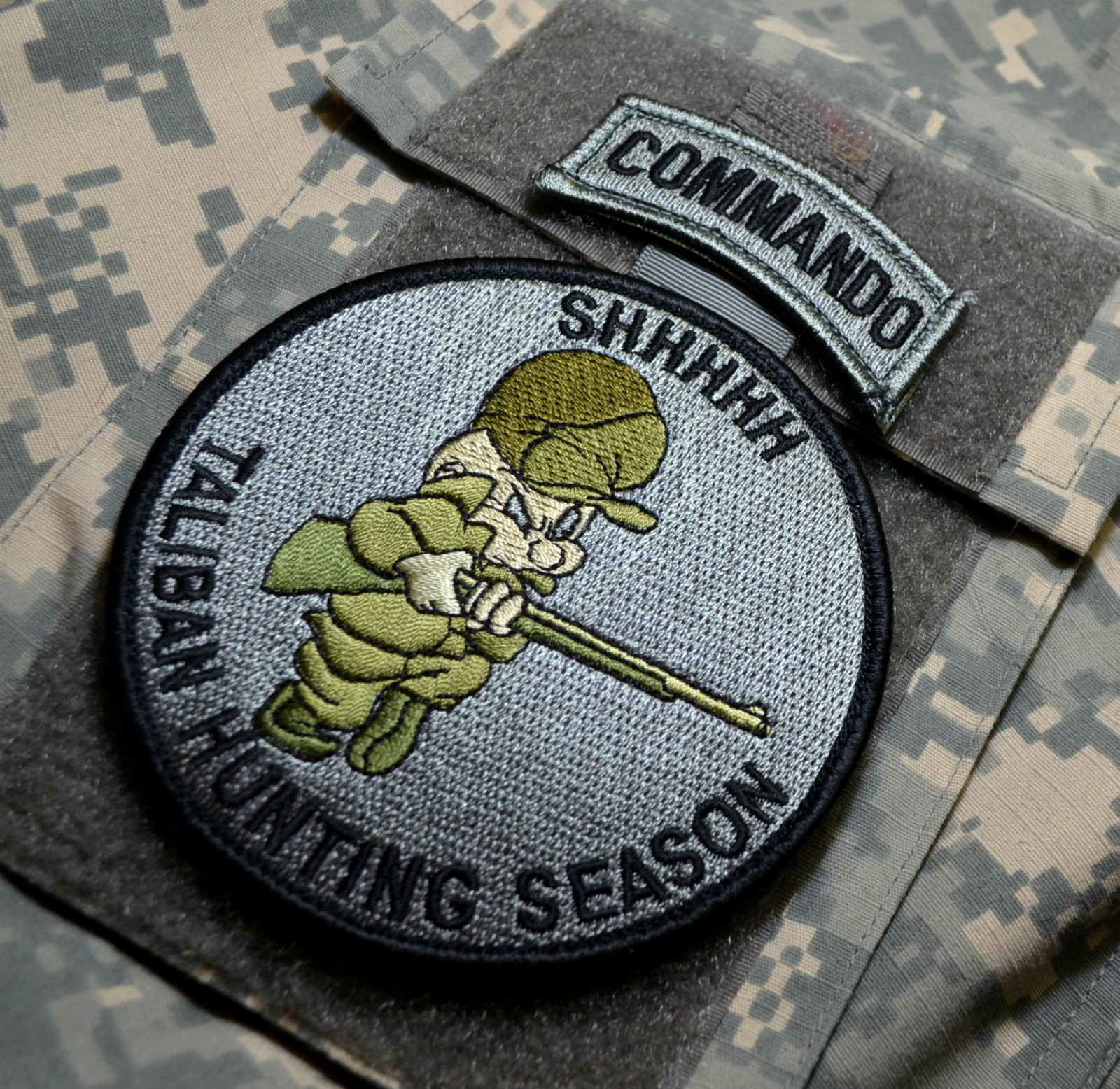 JSOC SEAL SPECIAL WARFARE SAS JTF2 KSK APU SSI ELMER's Hunting Season + COMMANDO