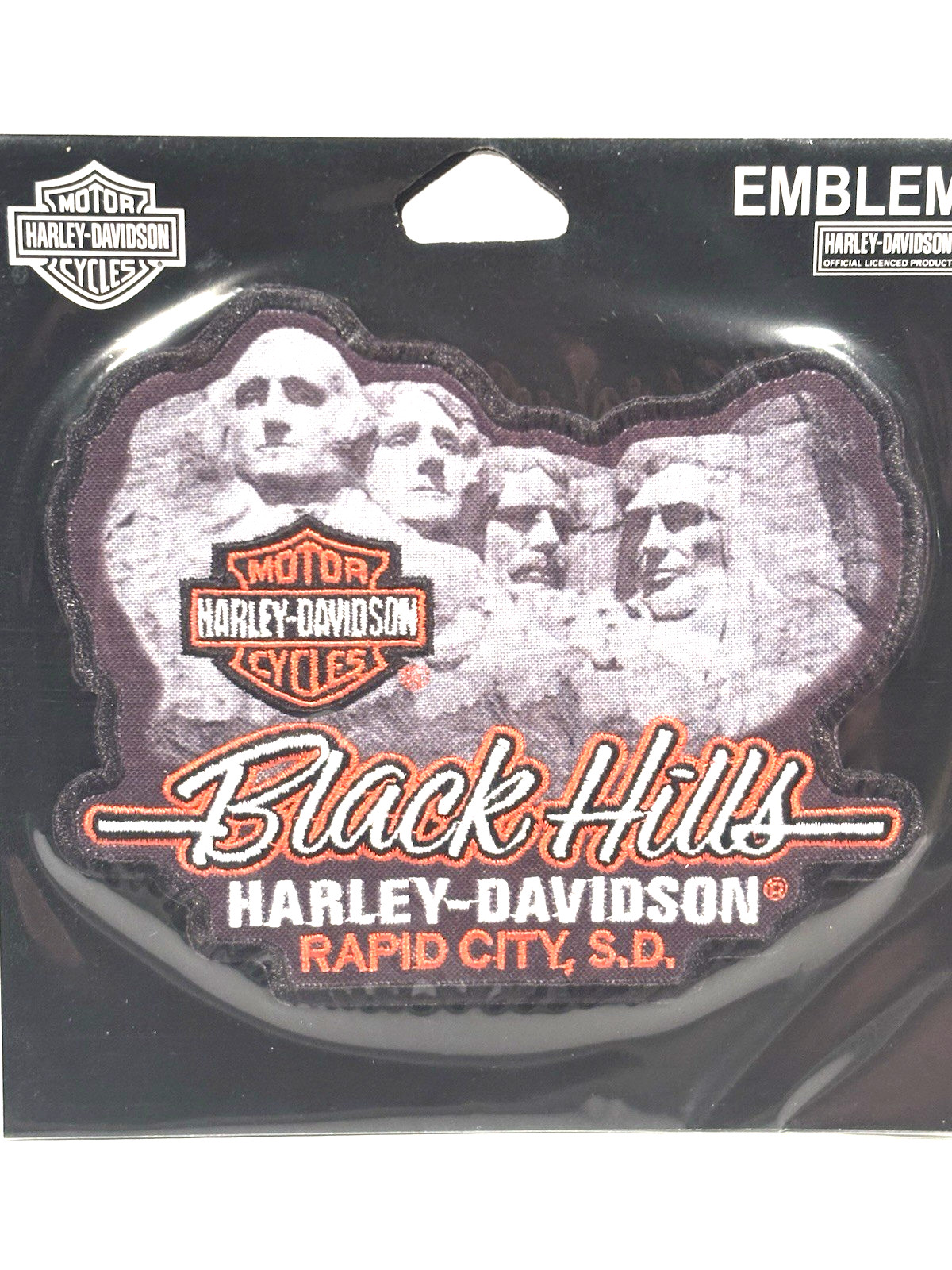 Harley-Davidson Mt Rushmore 2009 Black Hills Rapid City S.D. Global Patch Emblem