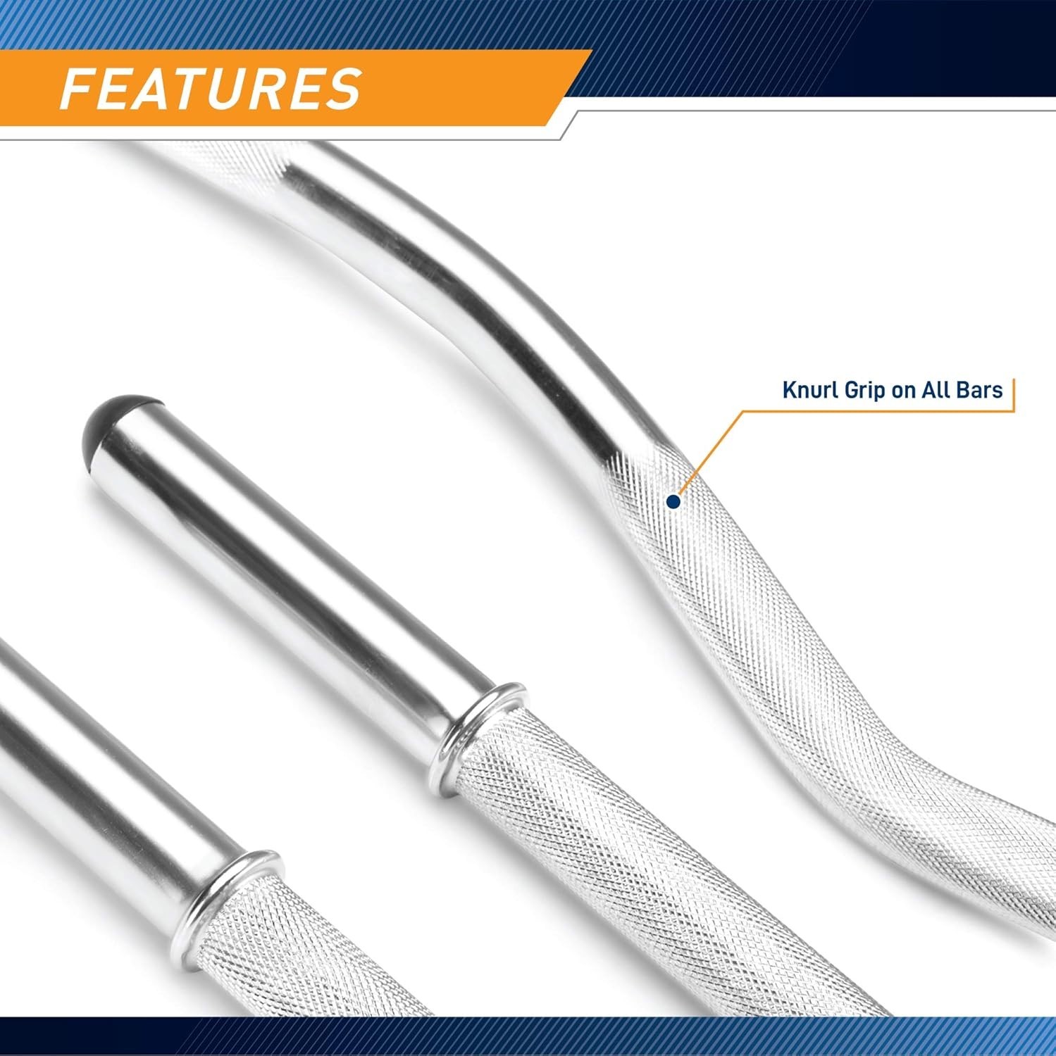 Hollow Curl Bar and Dumbbell Handle Set with Spring Collars