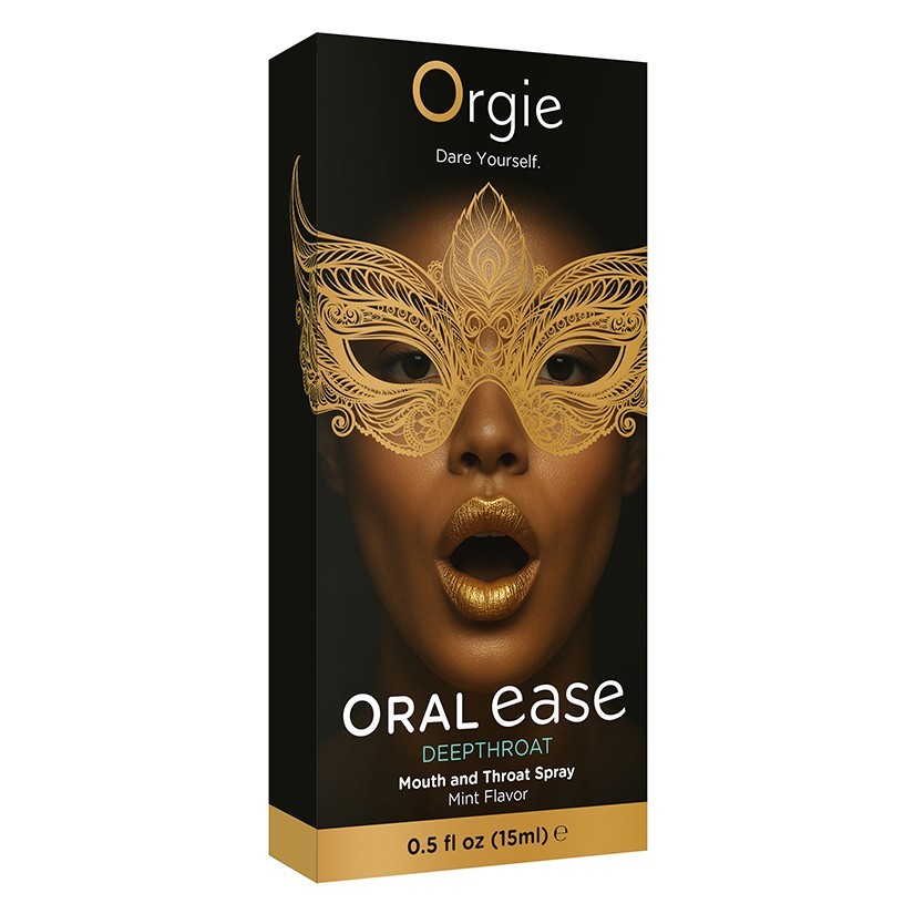 Orgie Oral Ease Spray Orale Menta 15ml – Comfort e Piacere Sesso Orale - No Gag