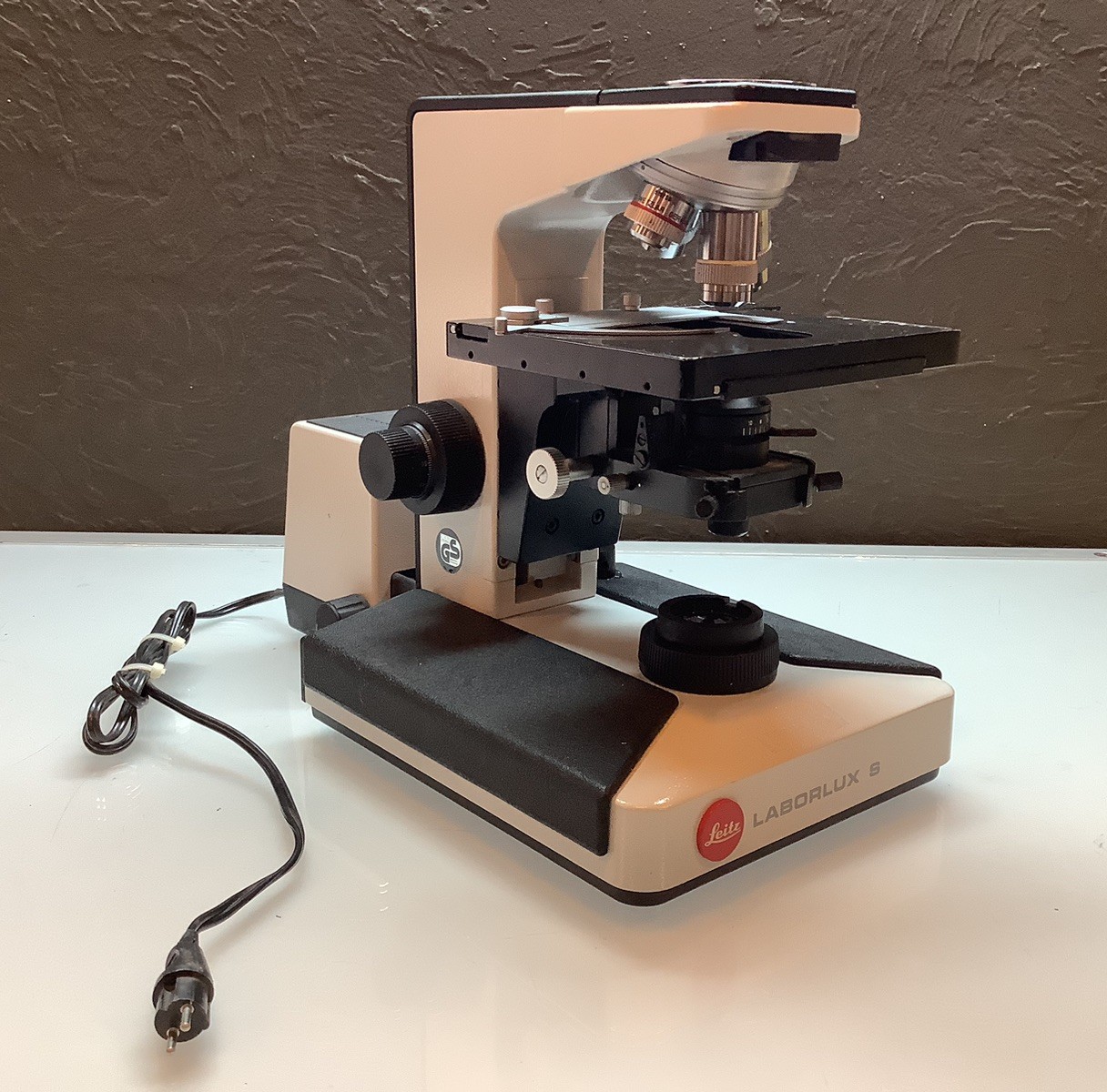 Dual Leitz LabroLux S Microscope w/ Microscopes Bridge And Spare Bino Head