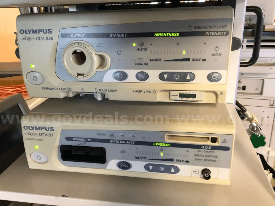 Olympus Endo Alpha Cart TI-A1 With Accessories