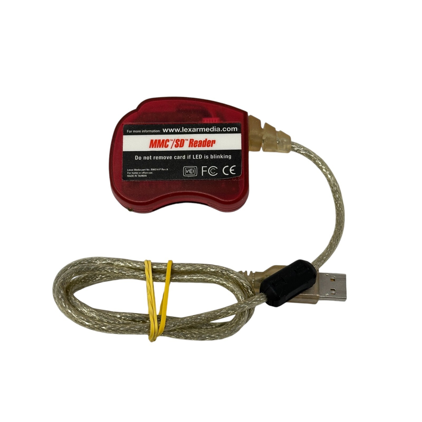 Lexar Media RW014-P Rev A MMC / SD Reader Made in Taiwan
