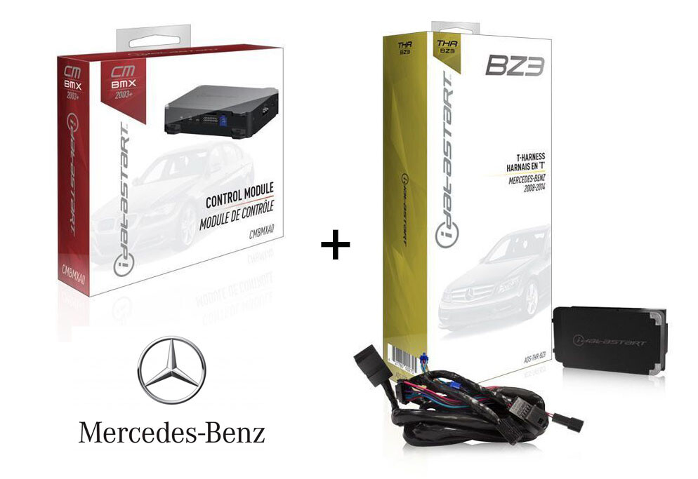 iDatastart CMBMXA0 Remote Start for Mercedes with ADS-THR-BZ3 T Harness