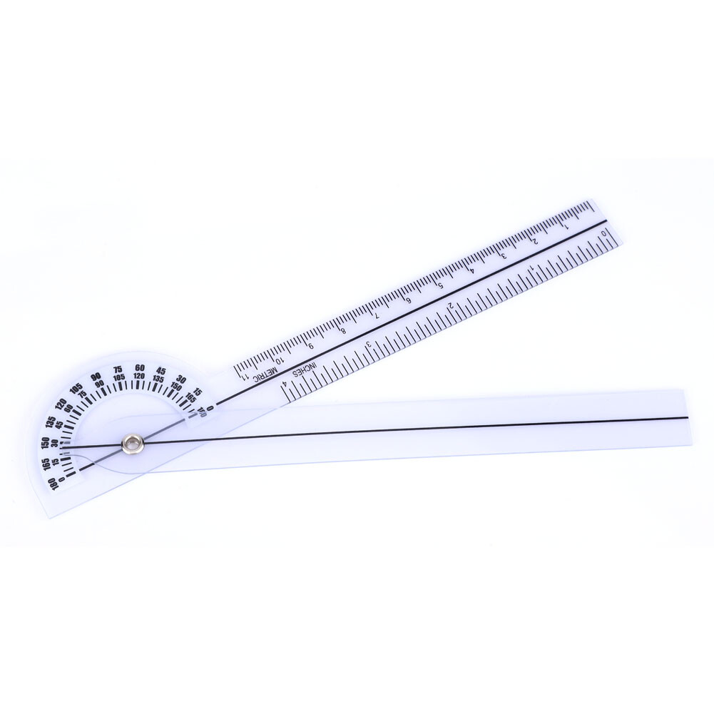 5Pcs 6/8/10inch Protractor Angle Ruler Spinal Goniometer