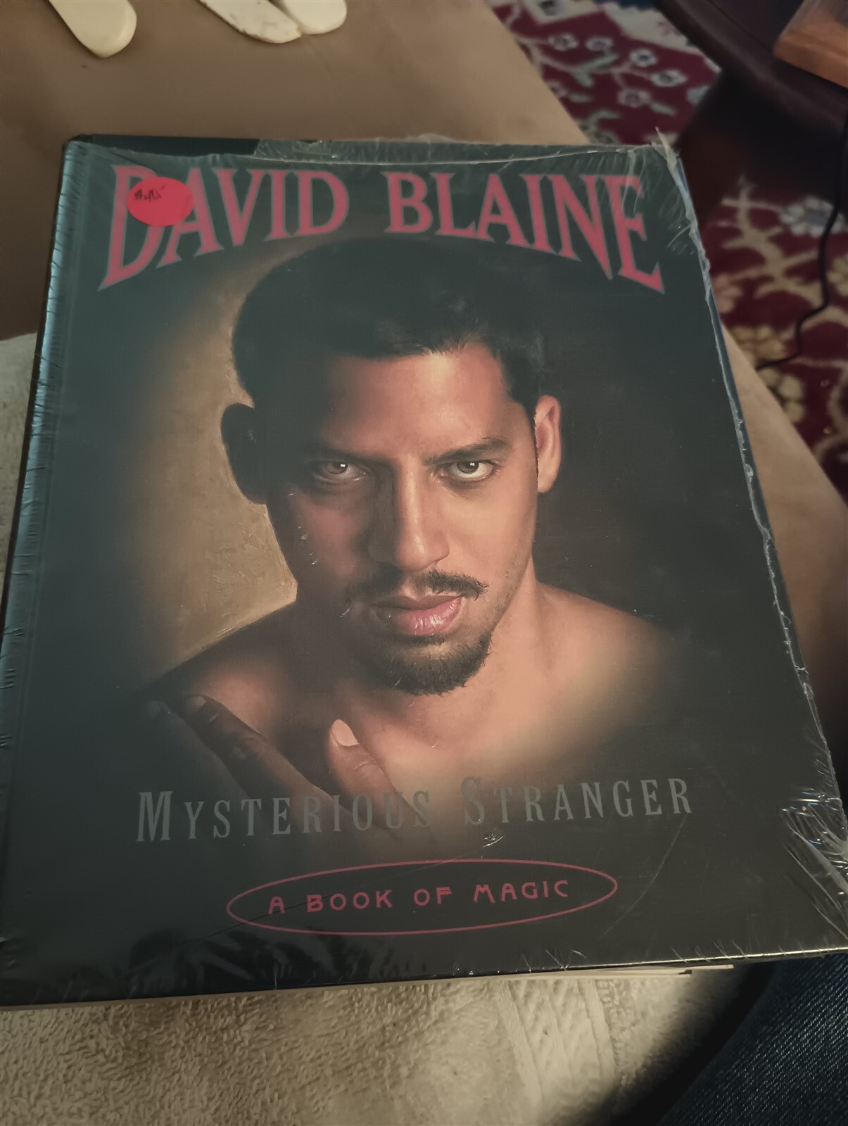David Blaine Out of Print MYSTERIOUS STRANGER Book of Magic Sealed in Plastic