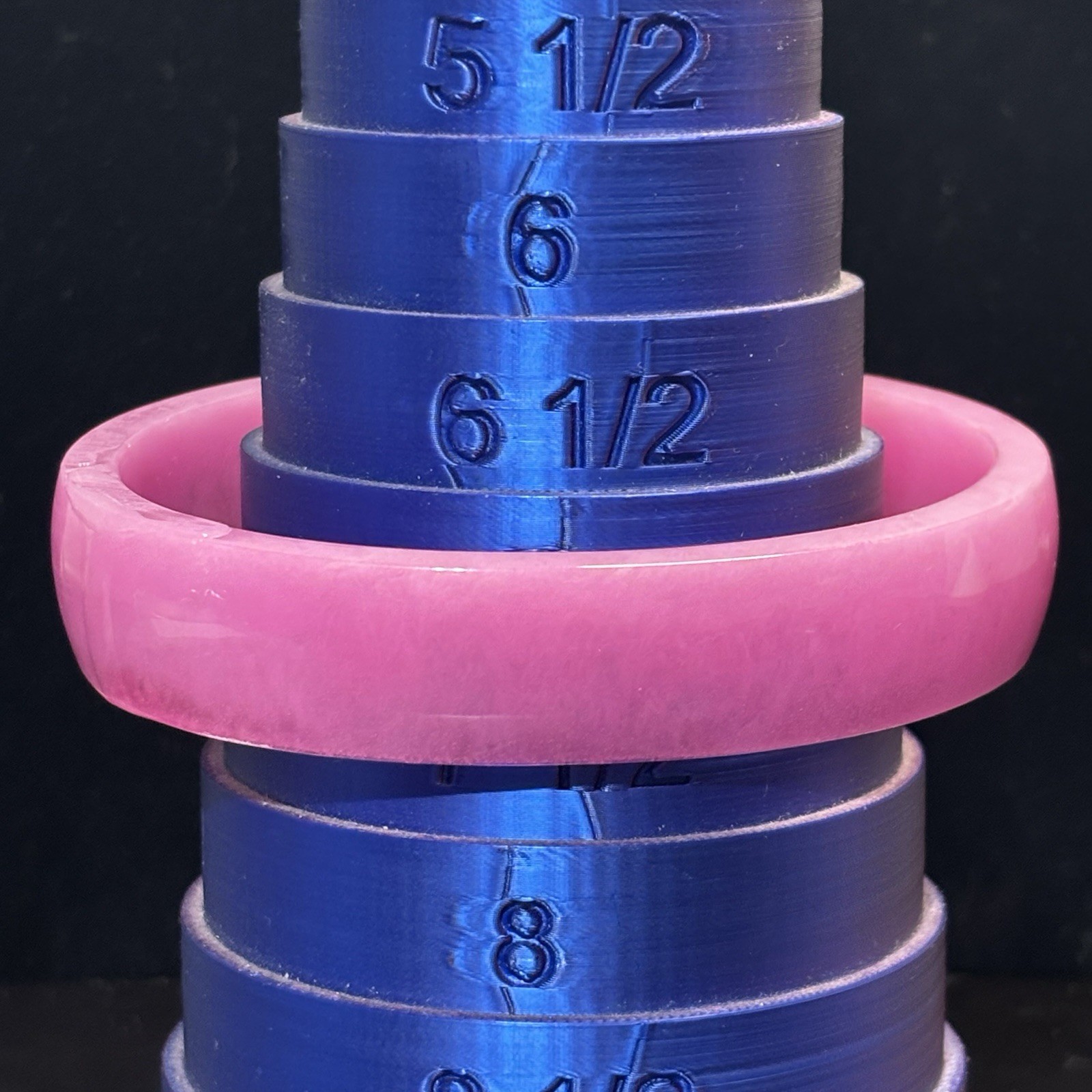 Resin Oval Pink Bangle, Artisan With Slight Imperfections