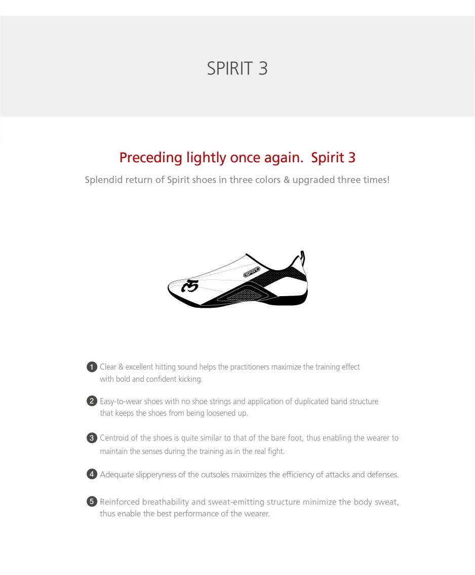 MOOTO Spirit 3 Shoes (Black) Latest Martial Arts Fighter Footwear Spirit3 (S3)