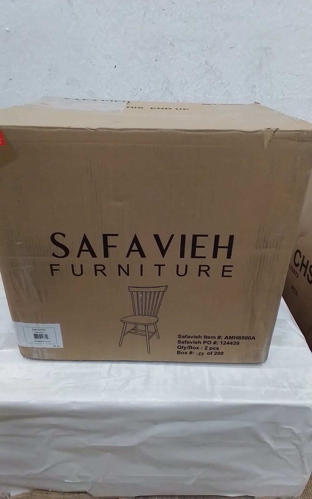 Safavieh PARKER SPINDEL SIDE CHAIR, Reduced Price 2172732796 AMH8500A