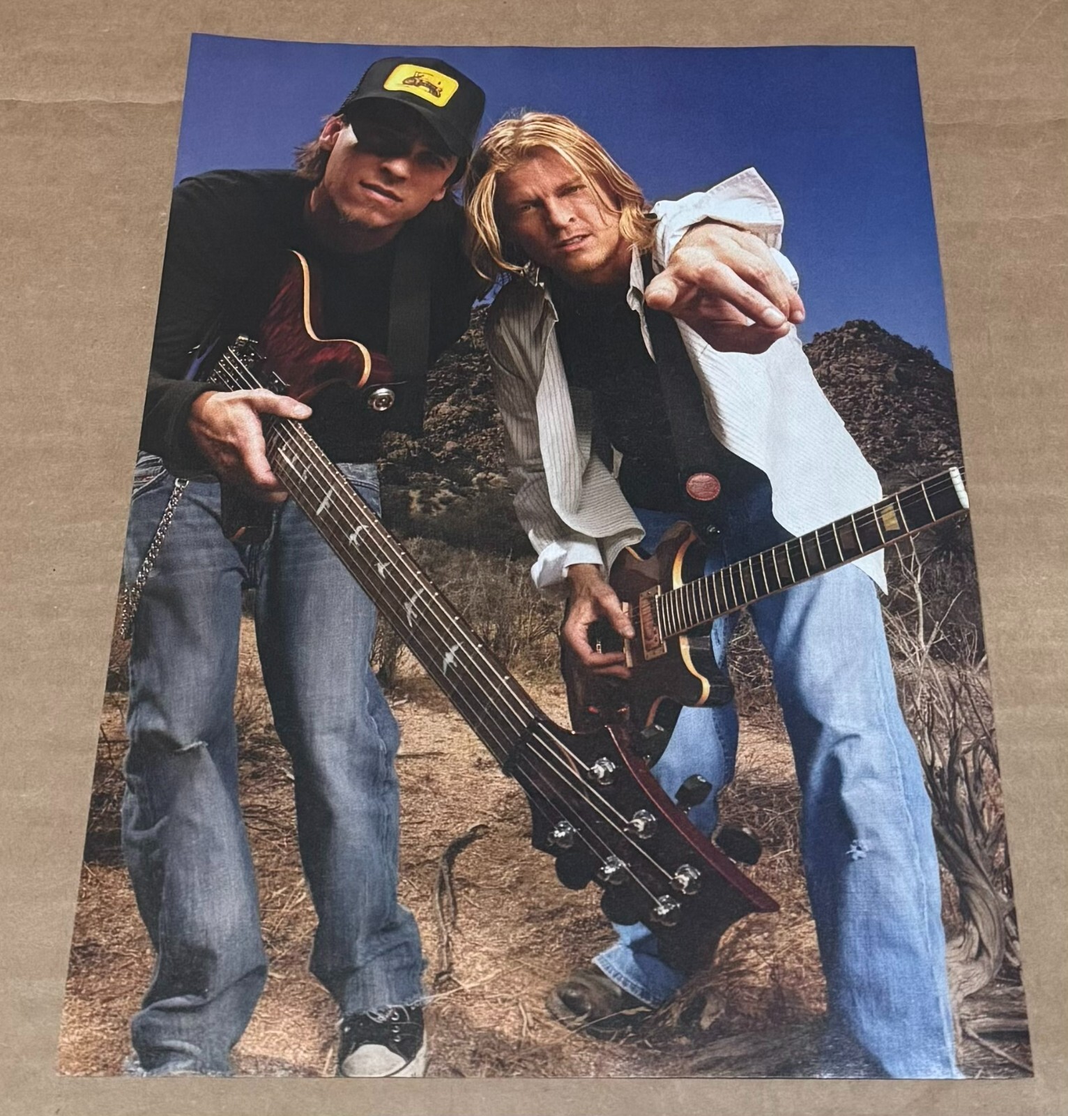 Puddle of Mudd - Wes Scantlin & Paul Phillips - 2004 - Music Print Ad Photo
