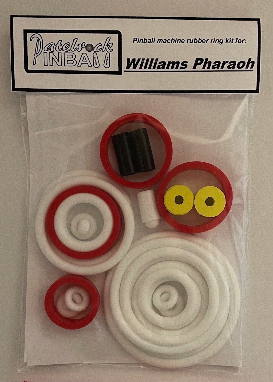 1981 Williams Pharaoh Pinball Machine Rubber Ring Kit