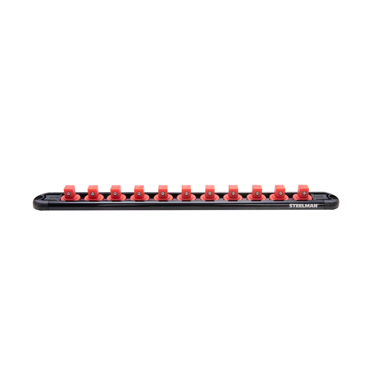 Steelman 3/8-Inch Drive 11-Piece Aluminum Socket Storage Rail 60730