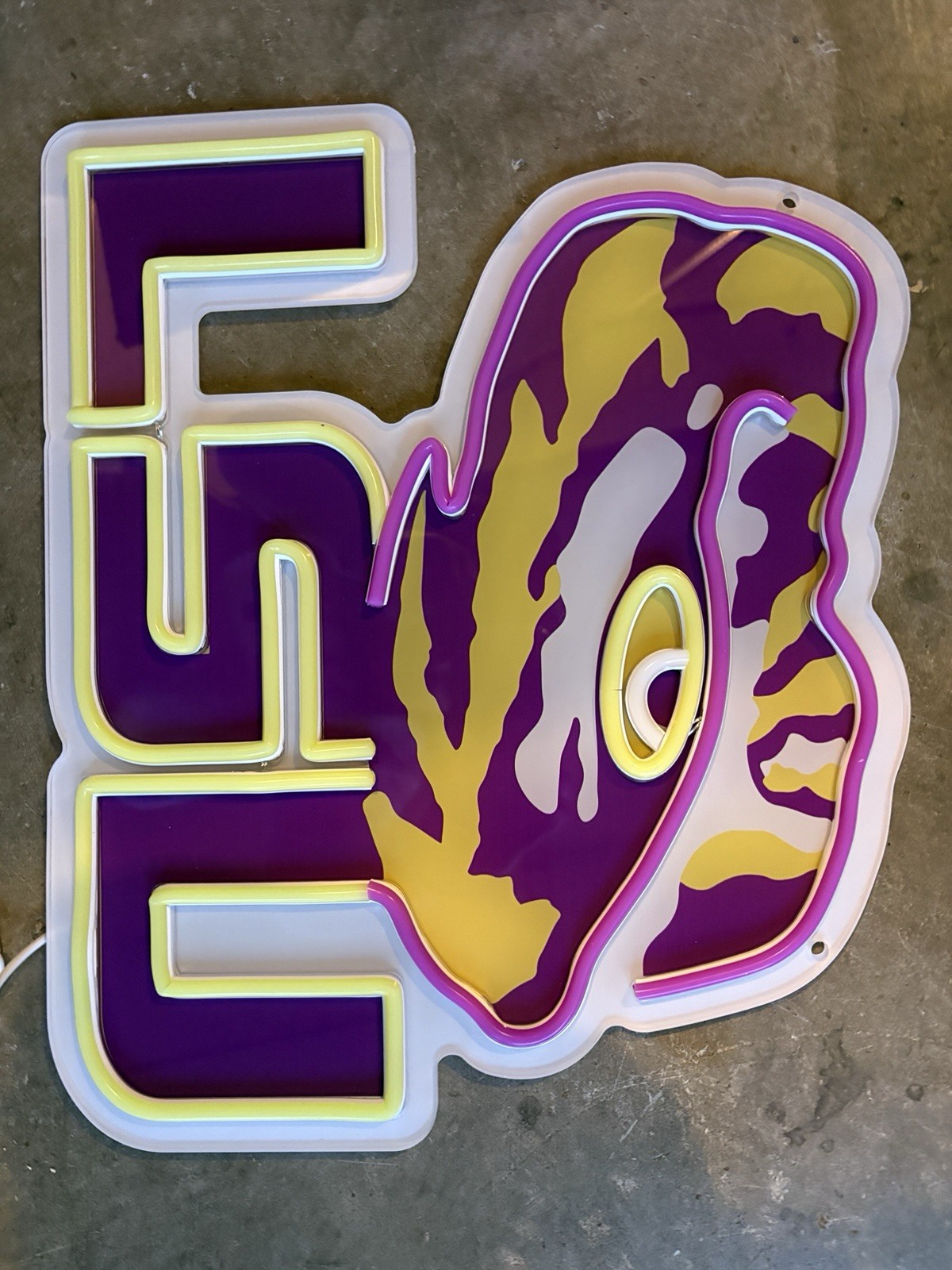 LSU Tigers University Neon Signs for Wall Decor