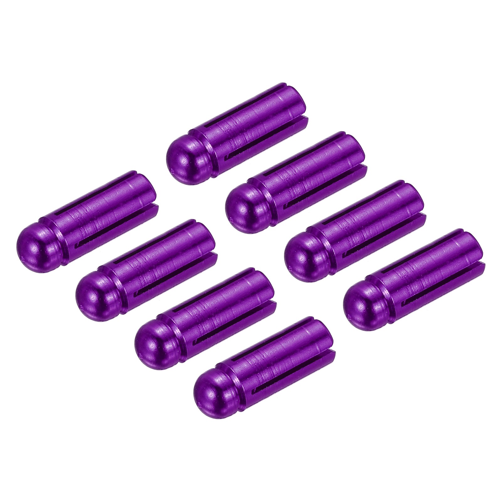 8pcs Dart Flight Protectors Aluminum Alloy Dart Wing Protectors Purple