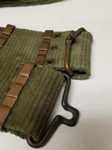 Vintage U S. Army Web Belt