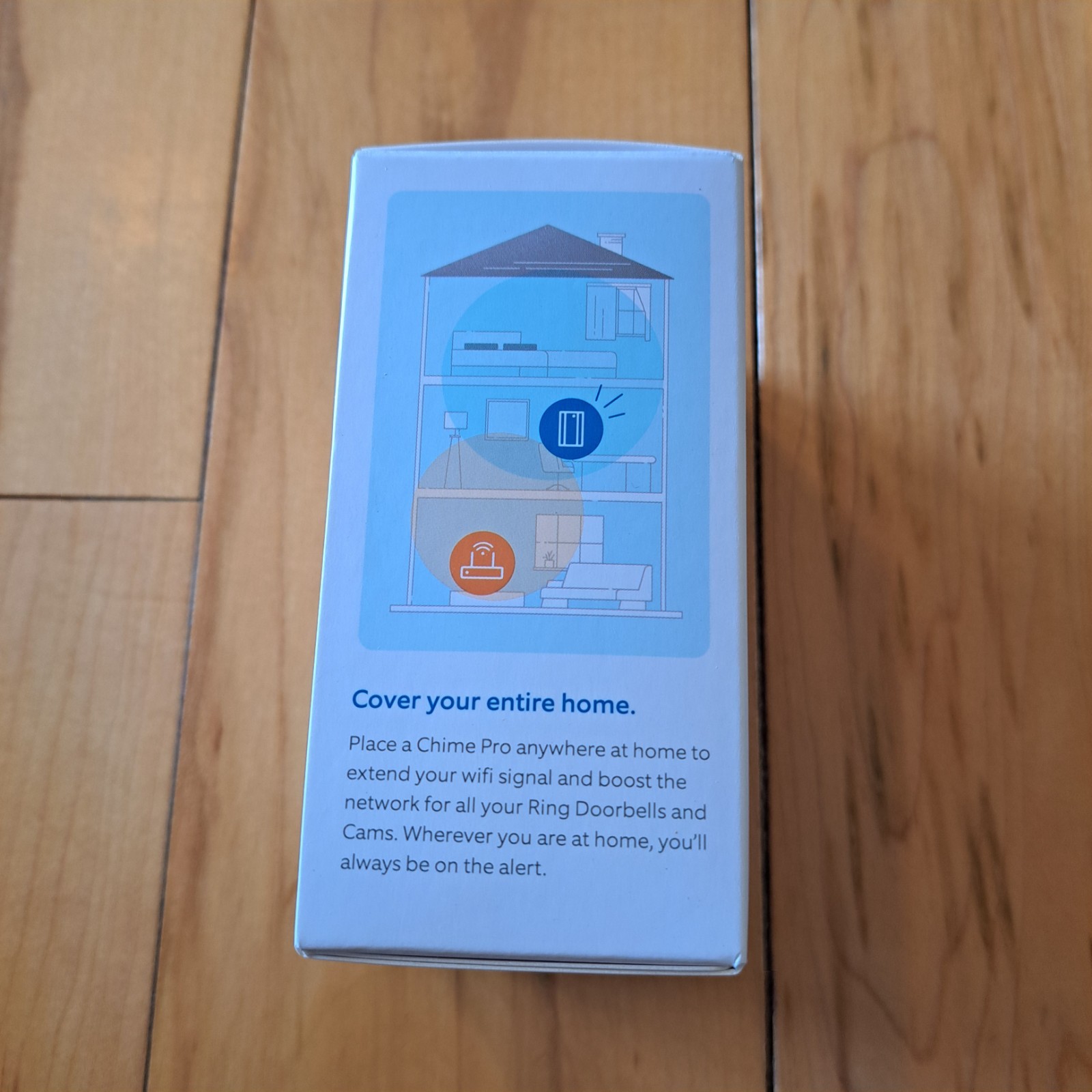 RING CHIME PRO White (Open box, Unused)