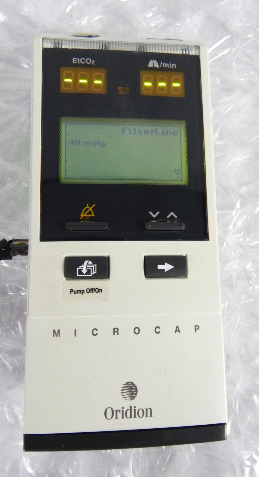 ORIDION MICROCAP HANDHELD CAPNOGRAPH S/N 440