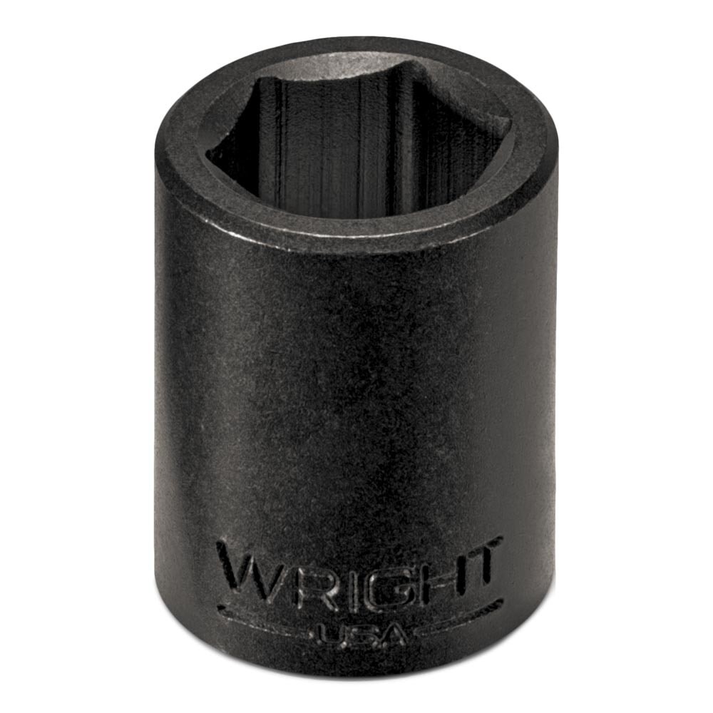 Wright Tool 4848 1/2" Drive Standard Impact Socket 6-Point SAE 1-1/2"