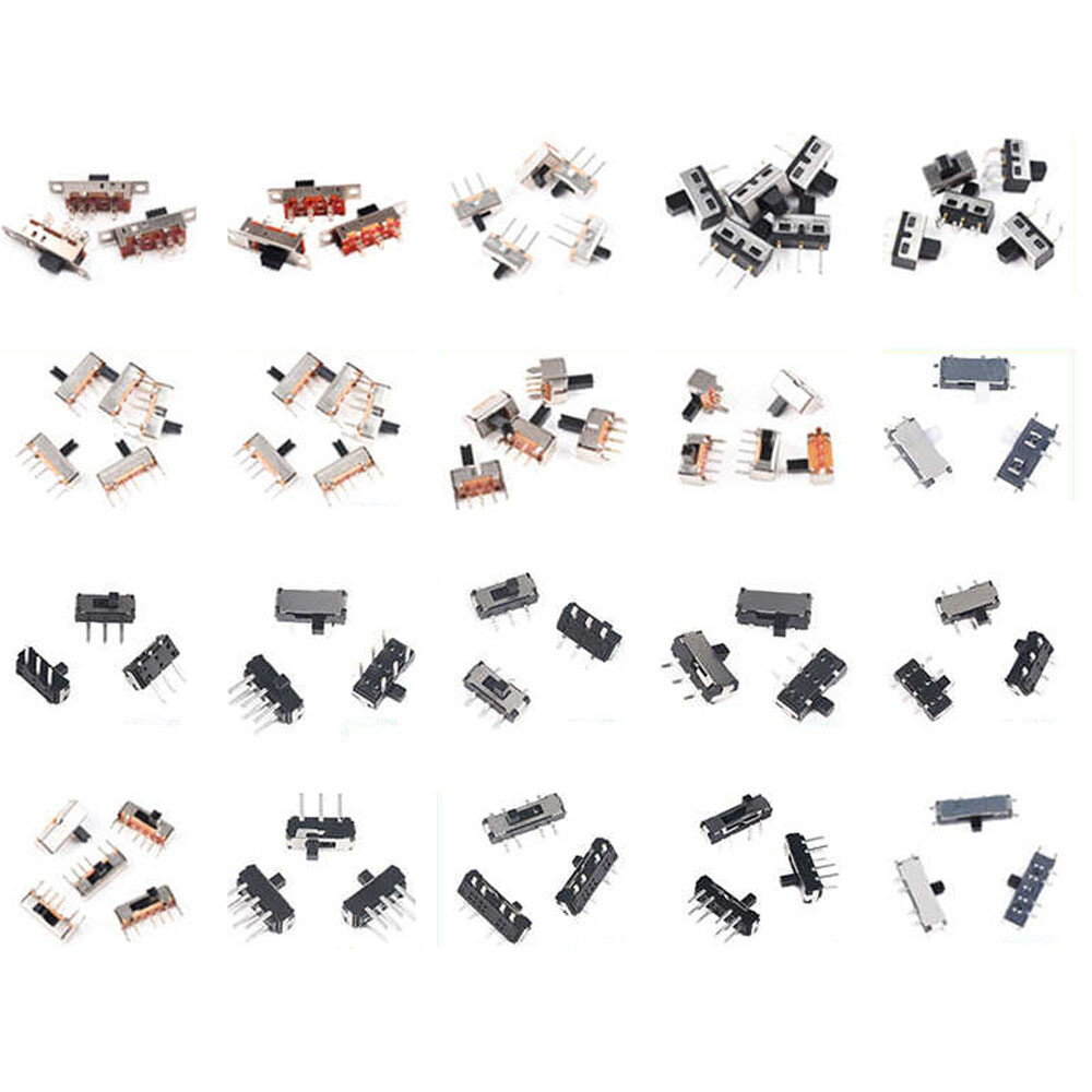 2P3T 2P2T 2-Position 3-Position Toggle Switch Mini Miniature Slide Switch On/Off