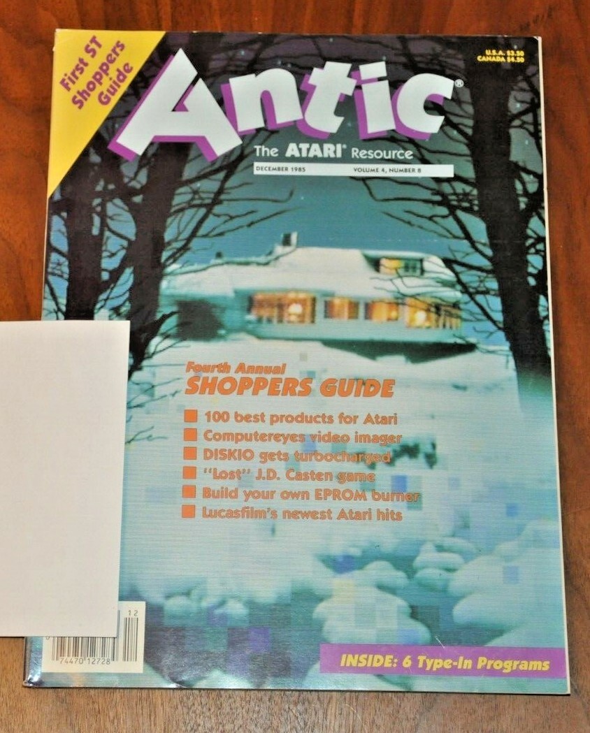 Antic - The ATARI Resource magazine Vol 4 Number 8 - December 1985 Lucasfilm