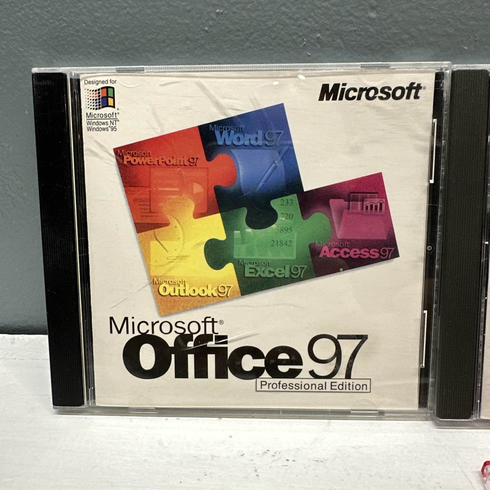 Vintage 1990’s Microsoft Windows 95, Office 97 (x2), & Visual Basic 5.0 Lot