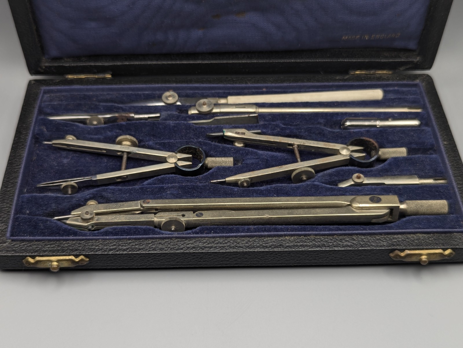 Drawing Set Draughtsmans Technical Instruments Made In England Box Architecture