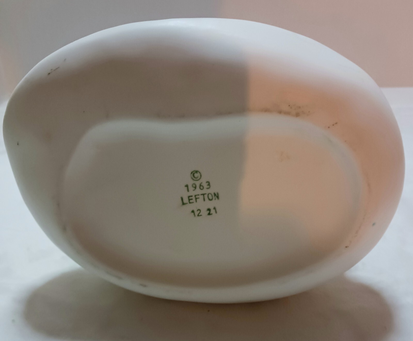 1963 LEFTON #1221 Ceramic Planter desk caddy Tyrolean Mountain Hat Briar Pipe