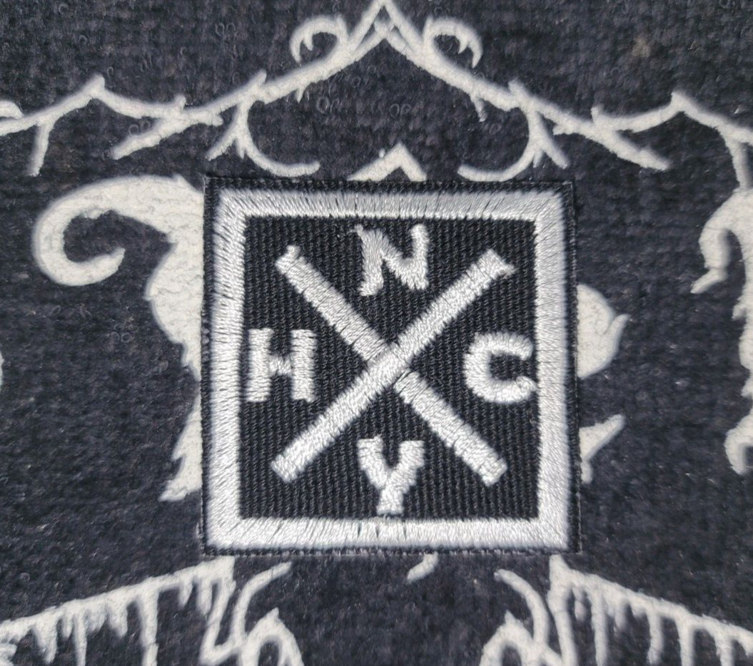 Mini NYHC embroidered Iron on patch - Hardcore Punk (Agnostic, Warzone)